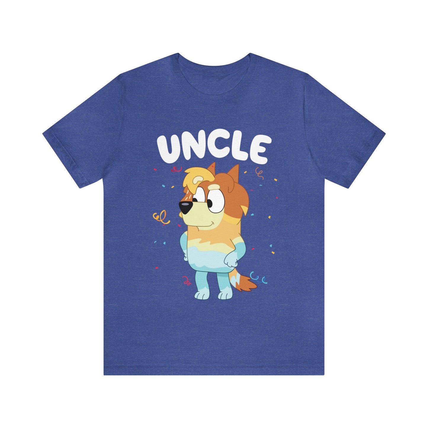 Uncle Bluey Birthday Short sleeve Tshirt
