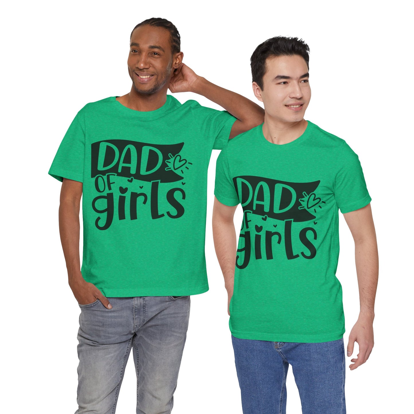 Dad of Girls Jersey Short Sleeve Tee
