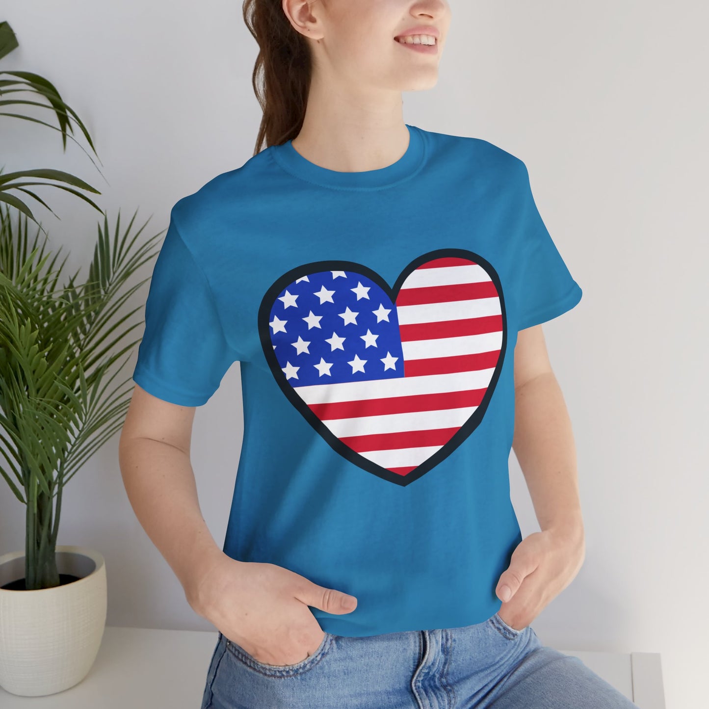 American Heart Jersey Short Sleeve Tee