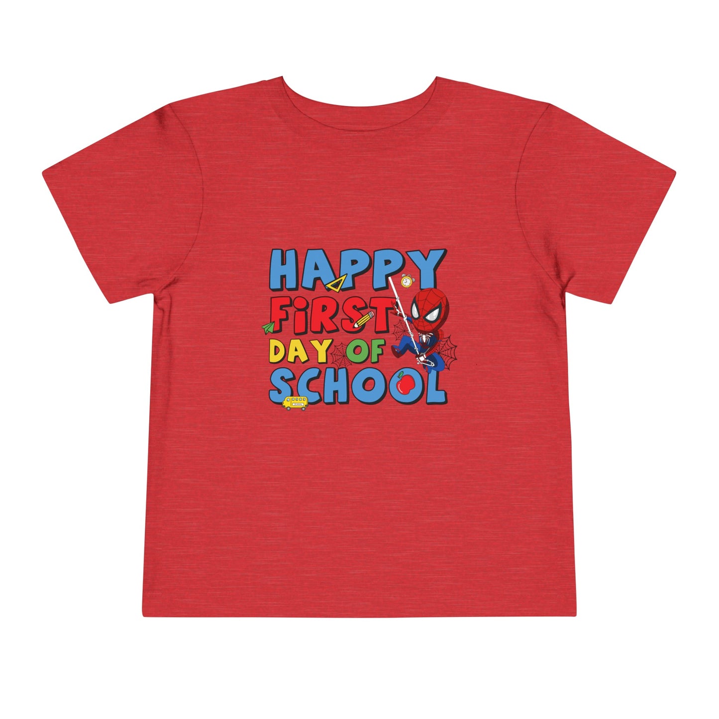 Happy First Day of School Toddler Short Sleeve Tee