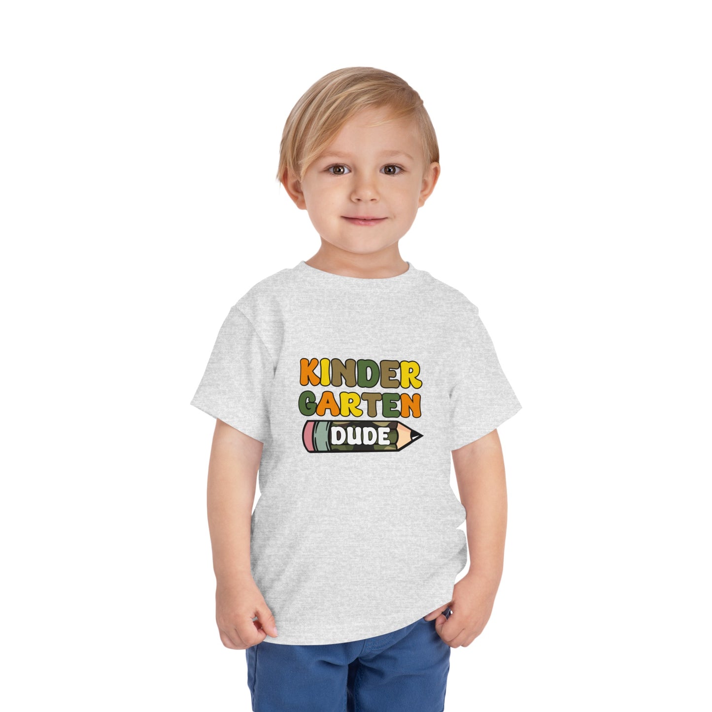 Kindergarten Dude Toddler Short Sleeve Tee