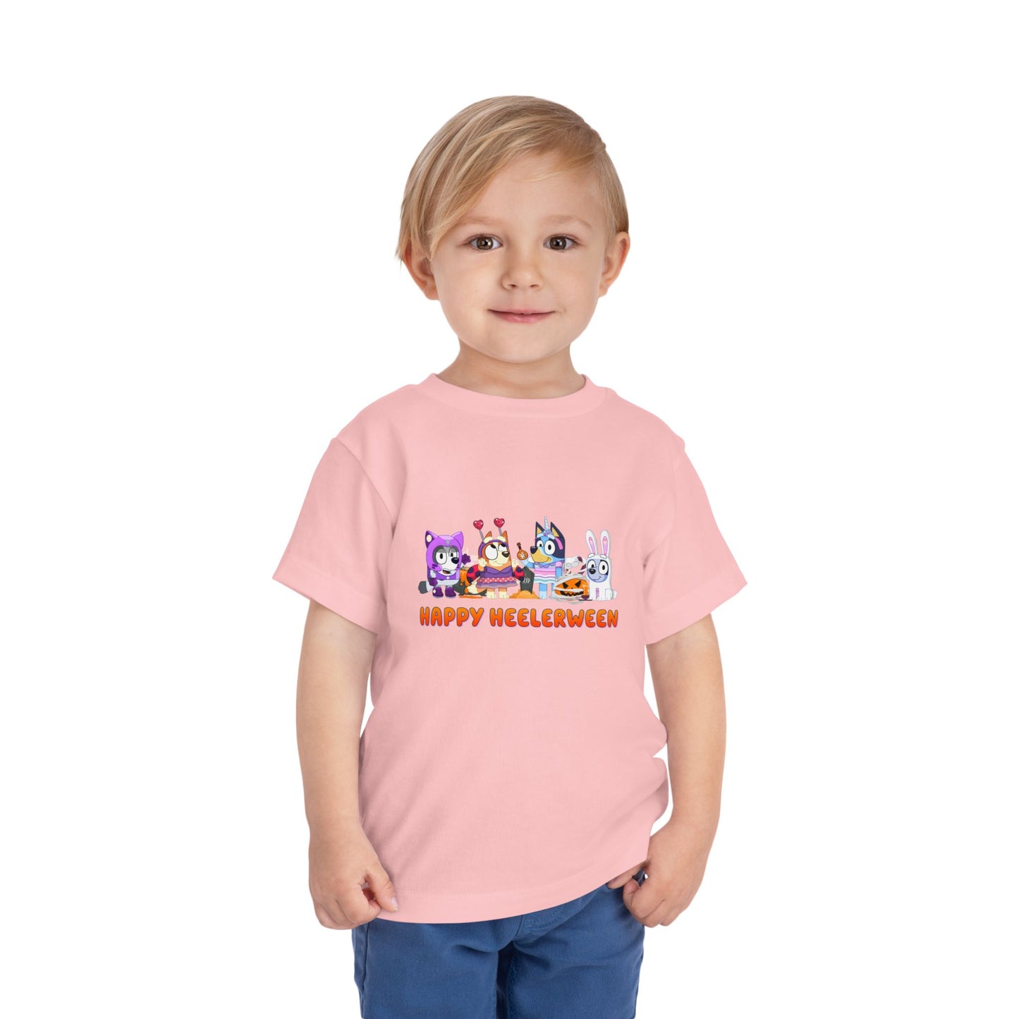 Happy Heelerween Toddler Short Sleeve Tee