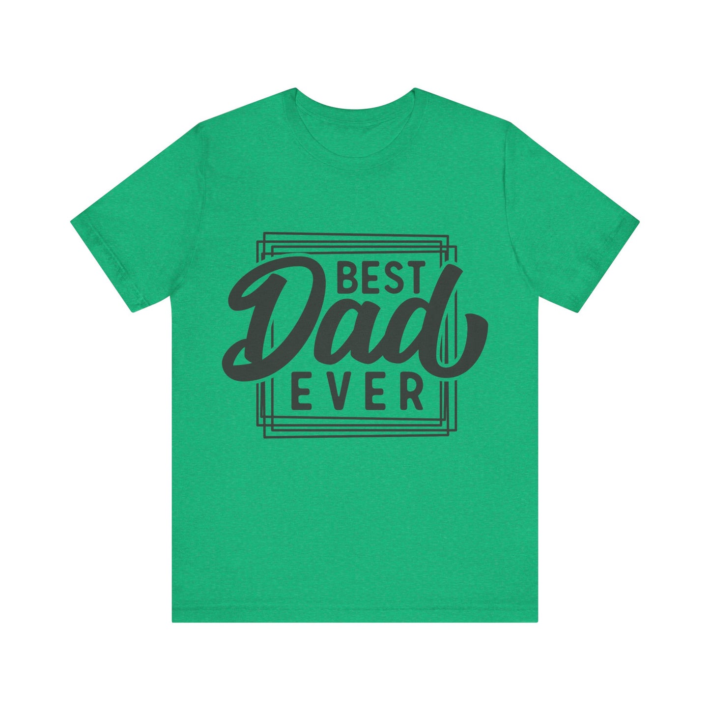 Best Dad Ever Jersey Short Sleeve Tee