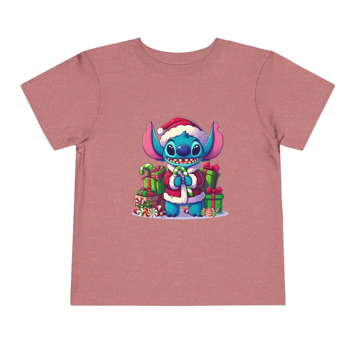 Christmas-Stitch Toddler Short Sleeve Tee