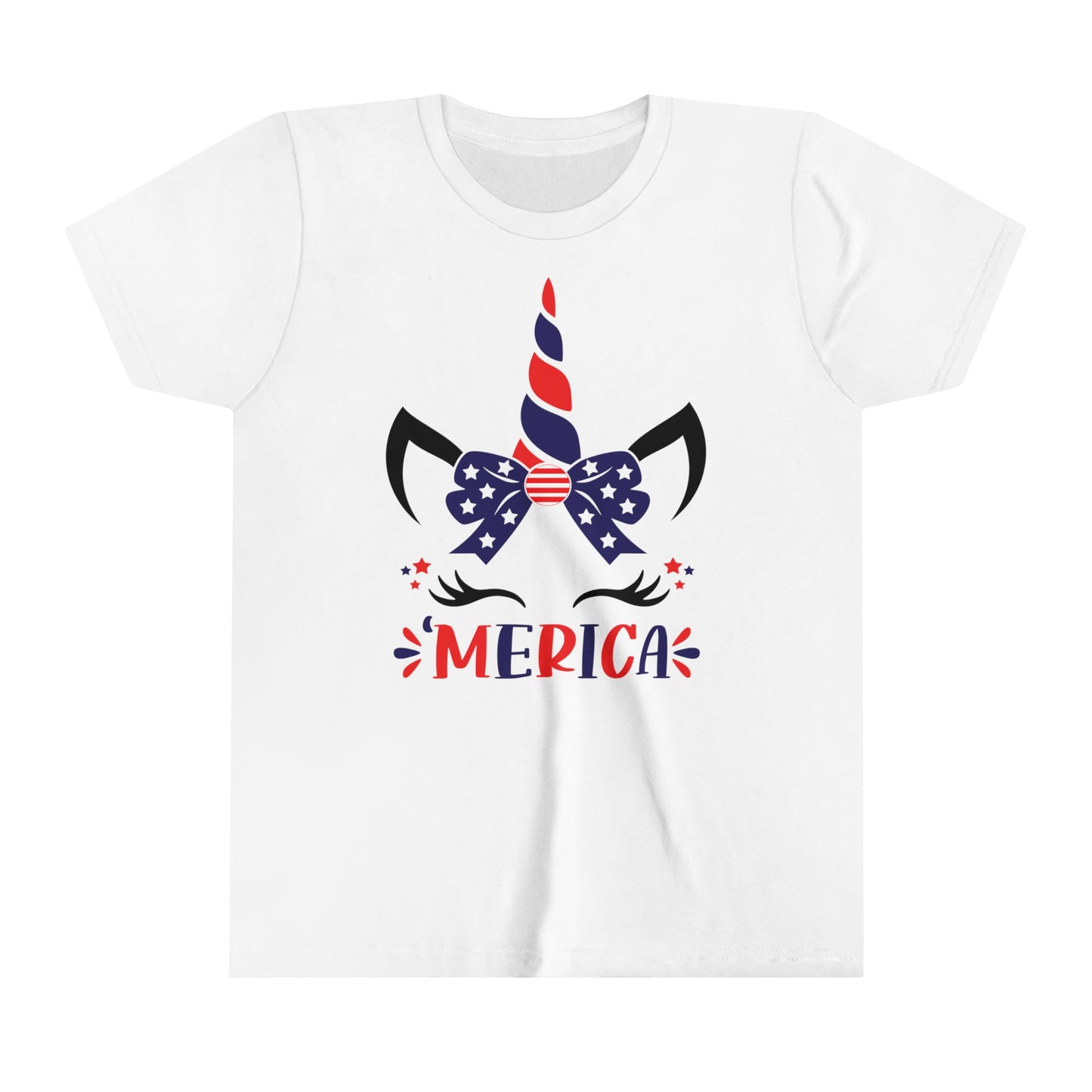 Unicorn 'Merica Youth Short Sleeve Tee