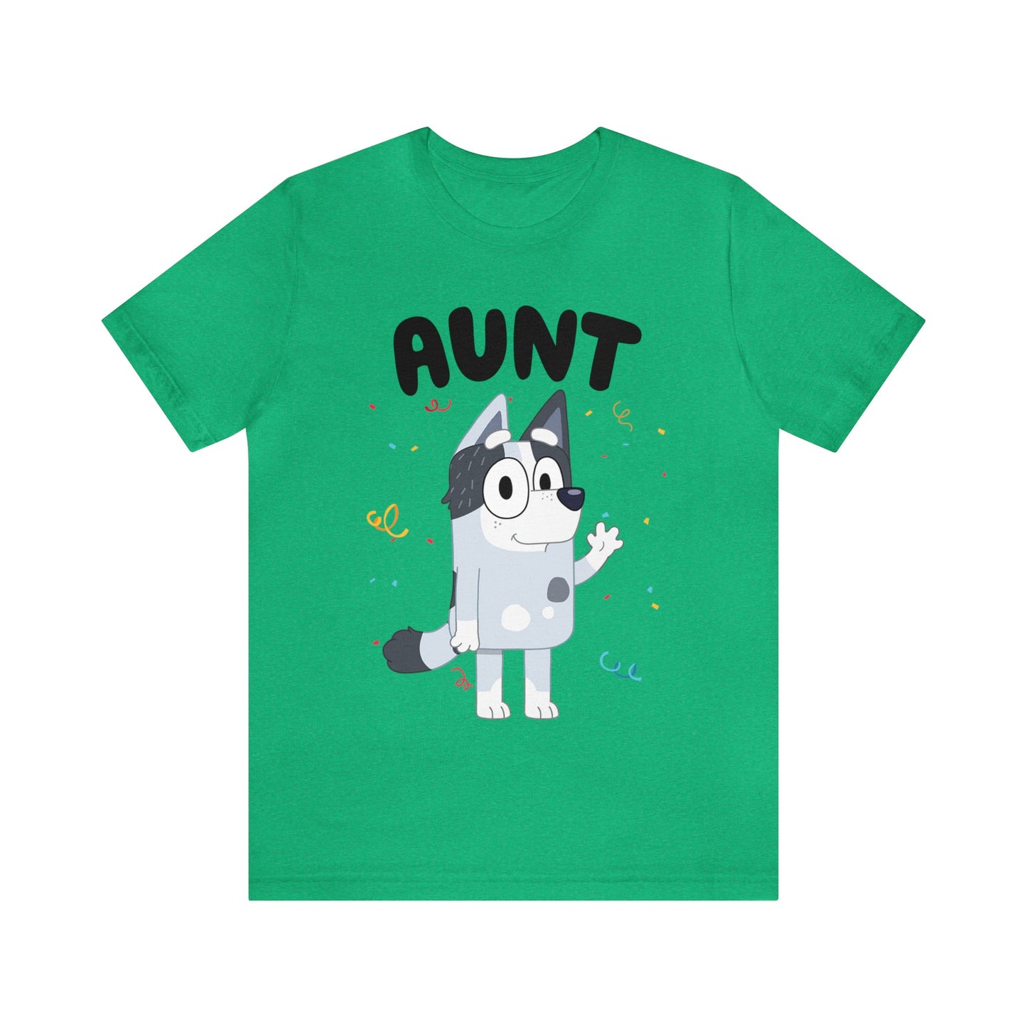 Aunt Bluey Birthday short sleeve Tshirt