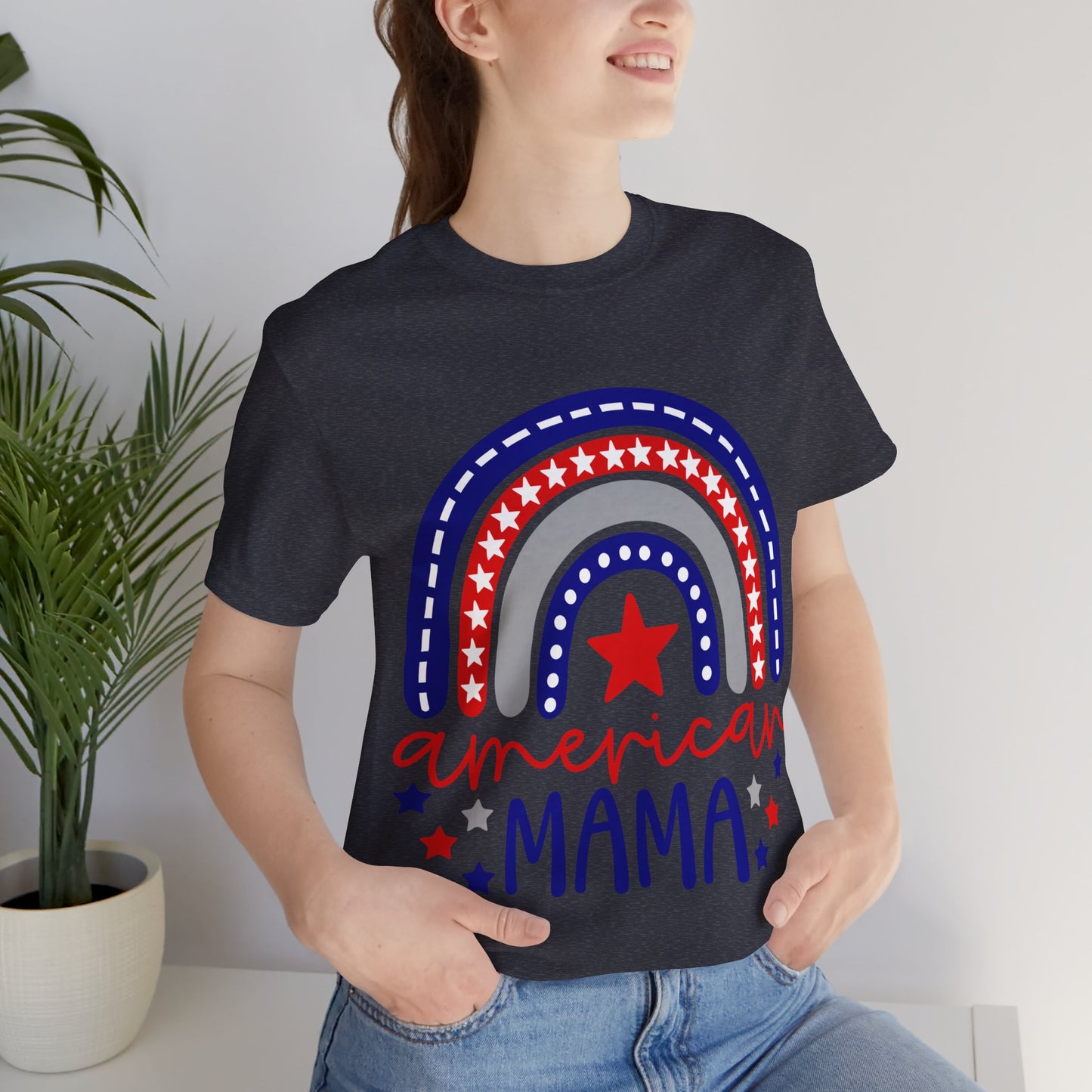 American Mama Jersey Short Sleeve Tee