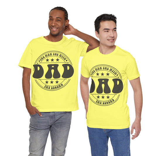 DAD  The Man. The Myth. The Legend Jersey Short Sleeve Tee