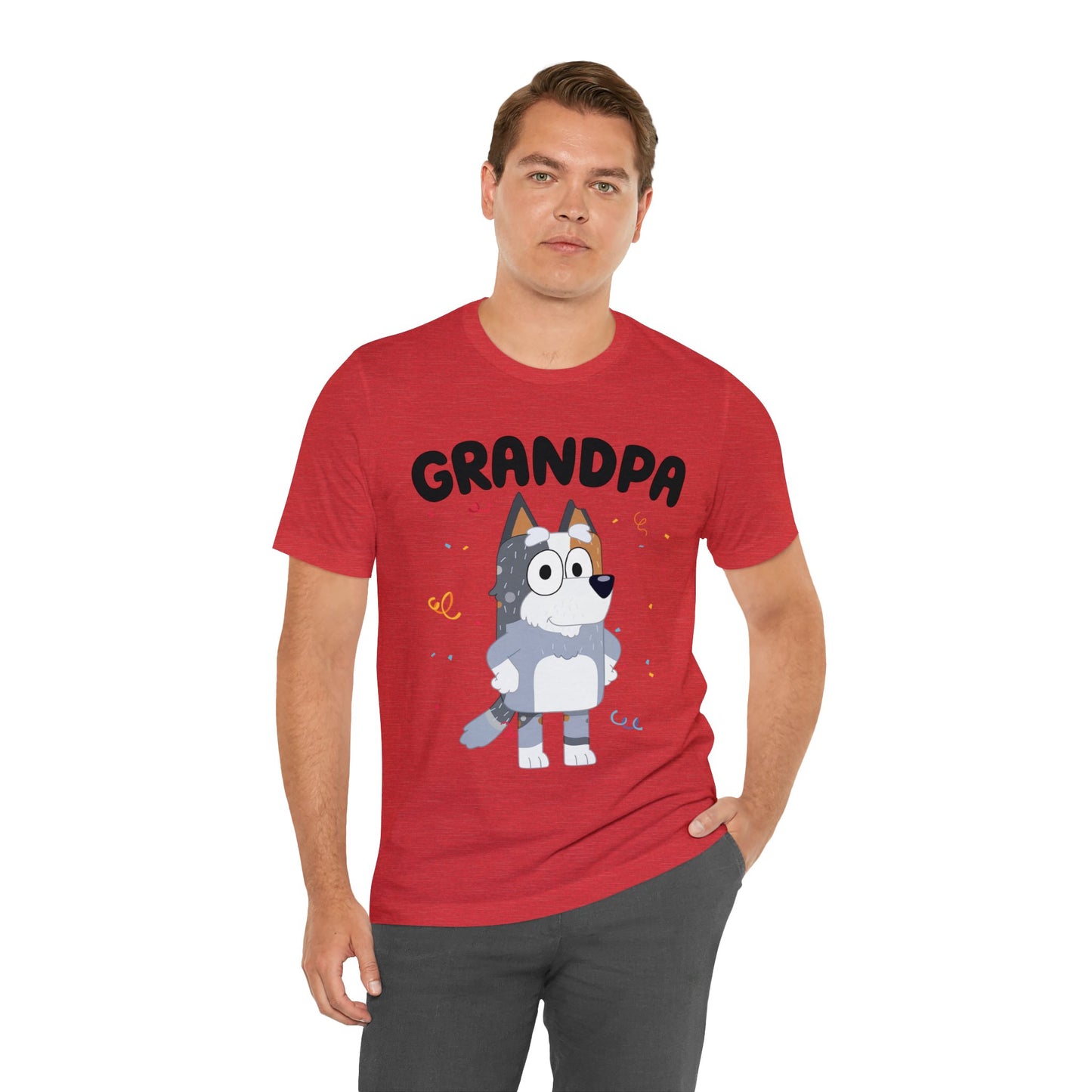 Grandpa Bluey Birthday Short sleeve Tshirt