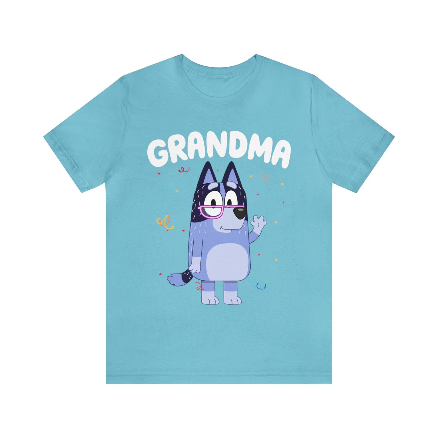Grandma Bluey Birthday short sleeve Tshirt