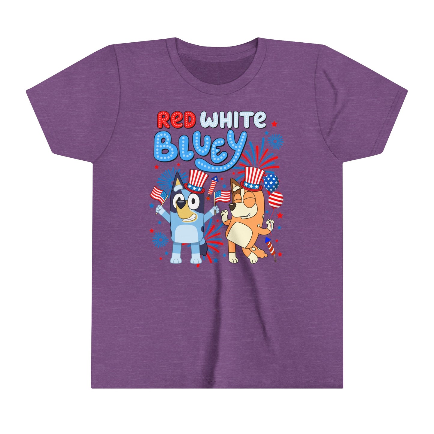 Red, White & Bluey Youth Short Sleeve Tee