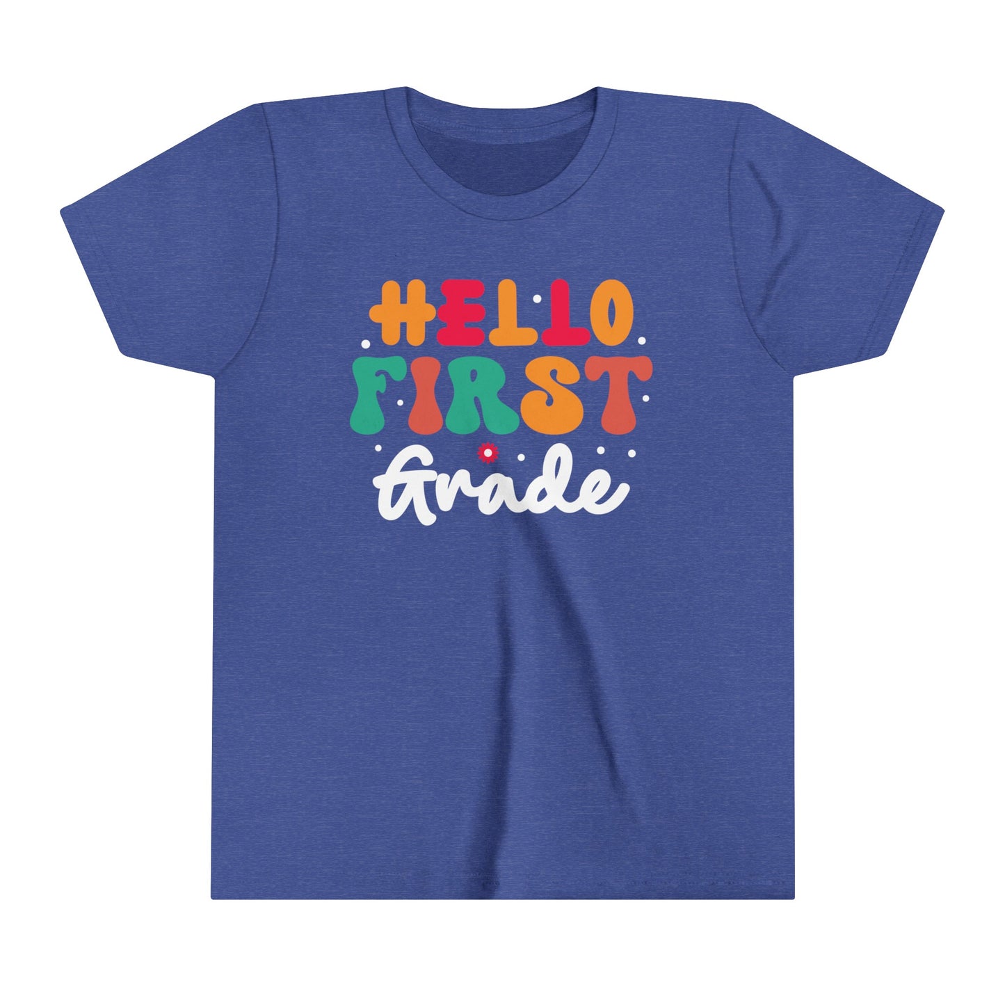 Hello First Grade Youth Short Sleeve Tee