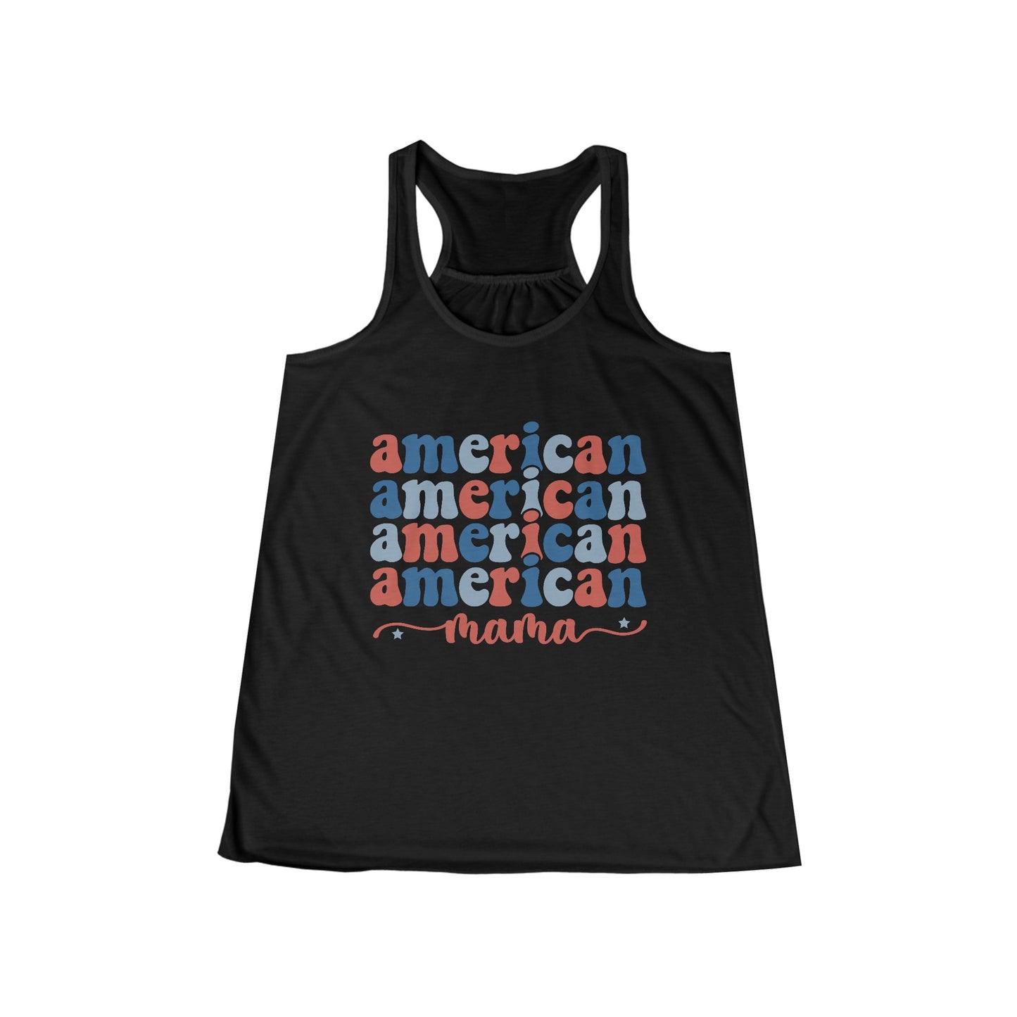 American Mama Women's Flowy Racerback Tank