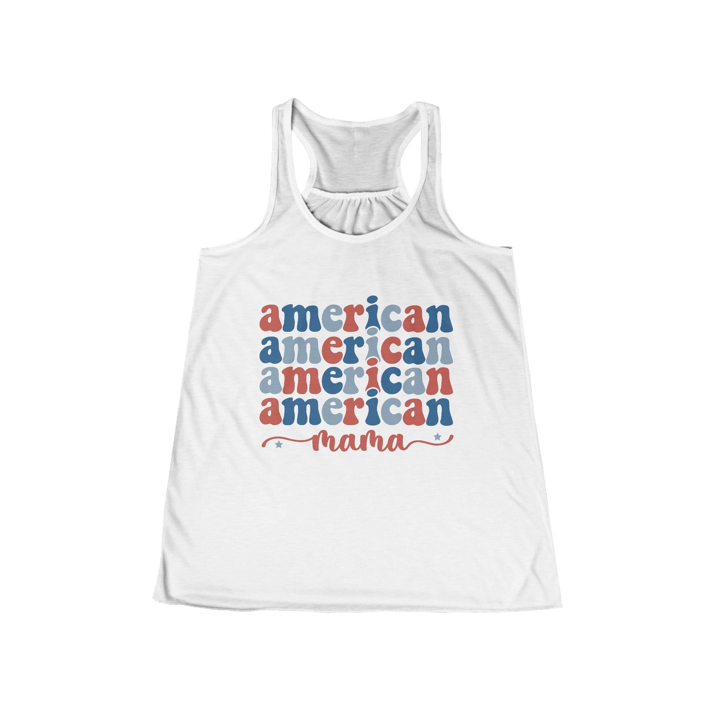 American Mama Women's Flowy Racerback Tank
