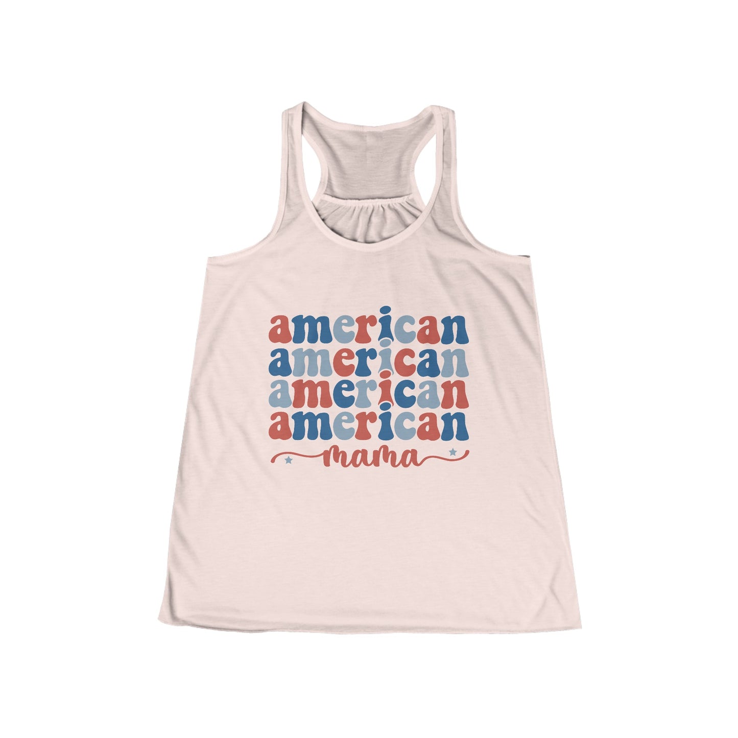 American Mama Women's Flowy Racerback Tank