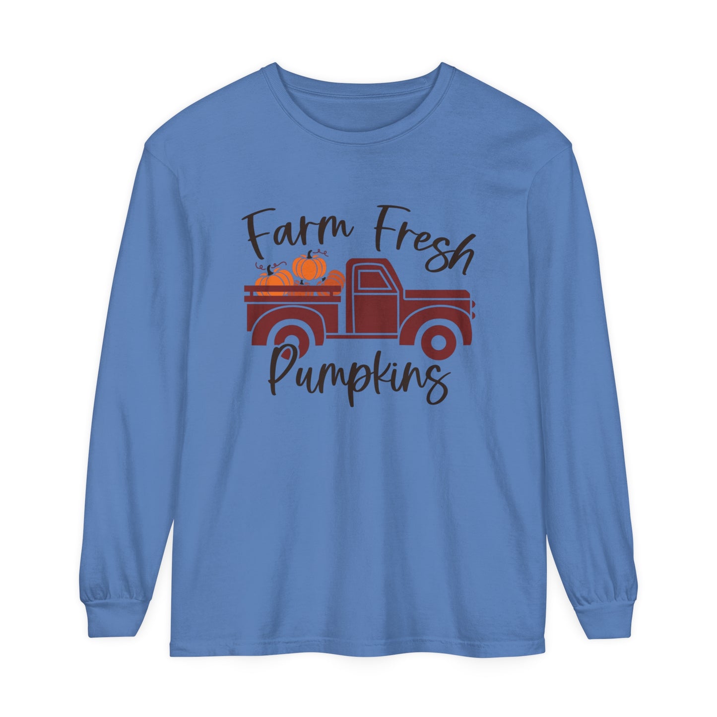 Farm Fresh Pumpkins Long Sleeve T-Shirt