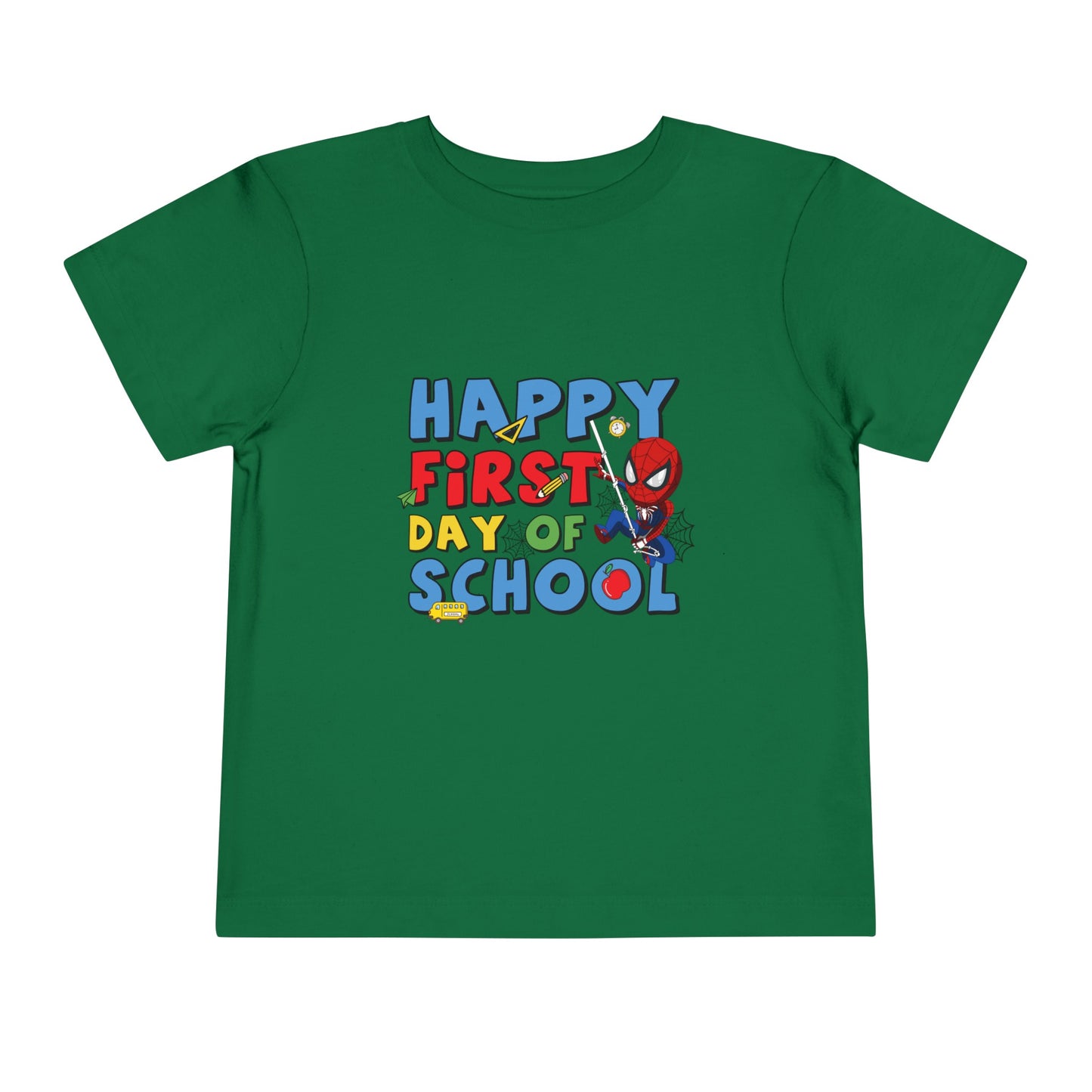 Happy First Day of School Toddler Short Sleeve Tee