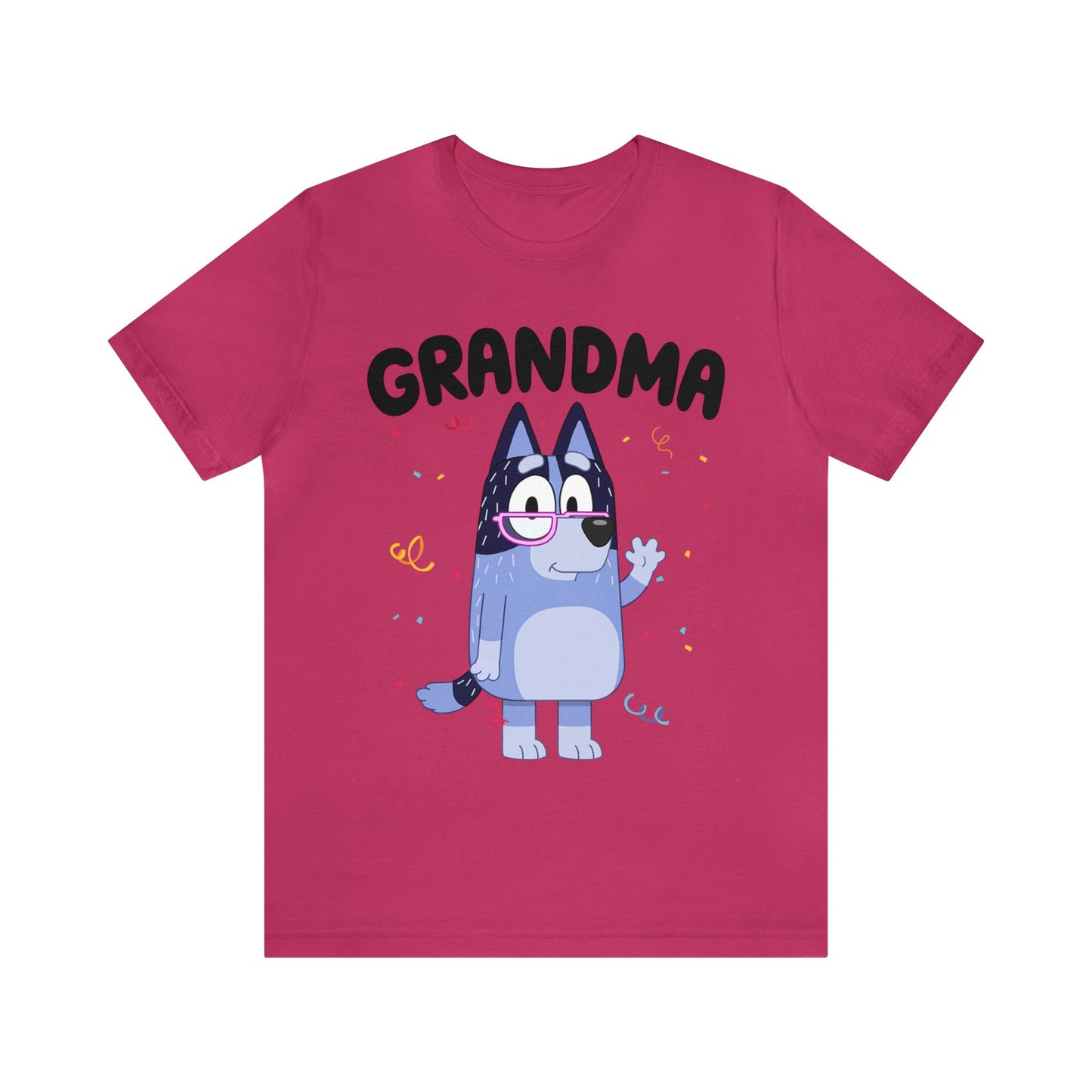 Grandma Bluey Birthday short sleeve Tshirt