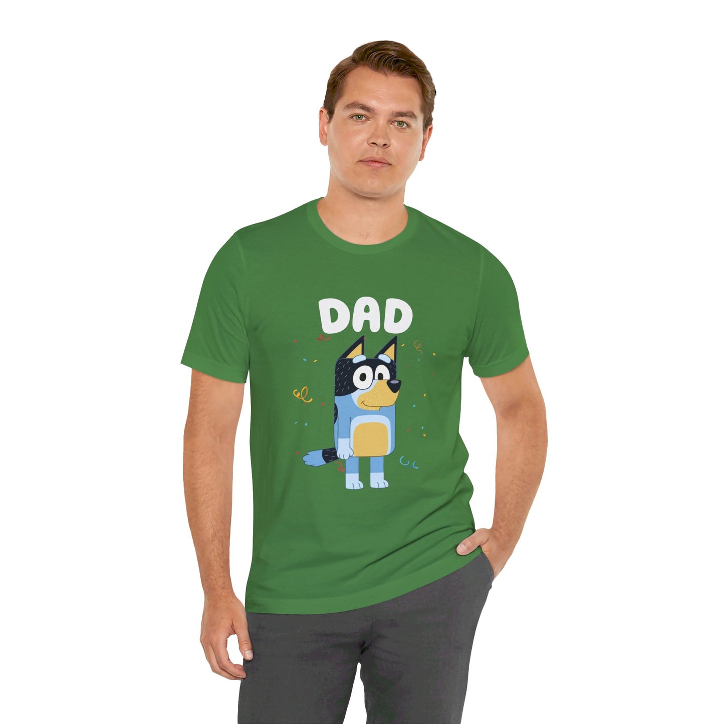 Dad Bluey Birthday Short sleeve Tshirt
