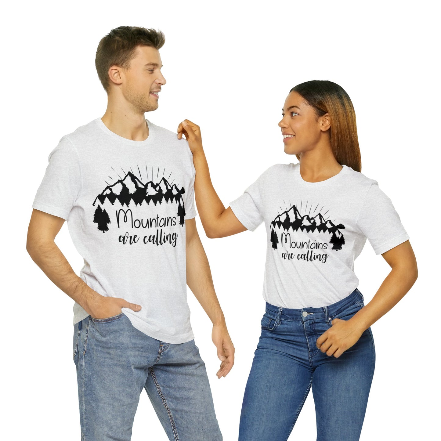 Mountains are Calling Short Sleeve Tshirt