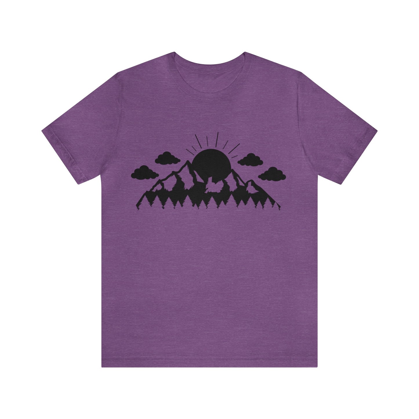 Forest - Mountain - Sun Short Sleeve Tshirt