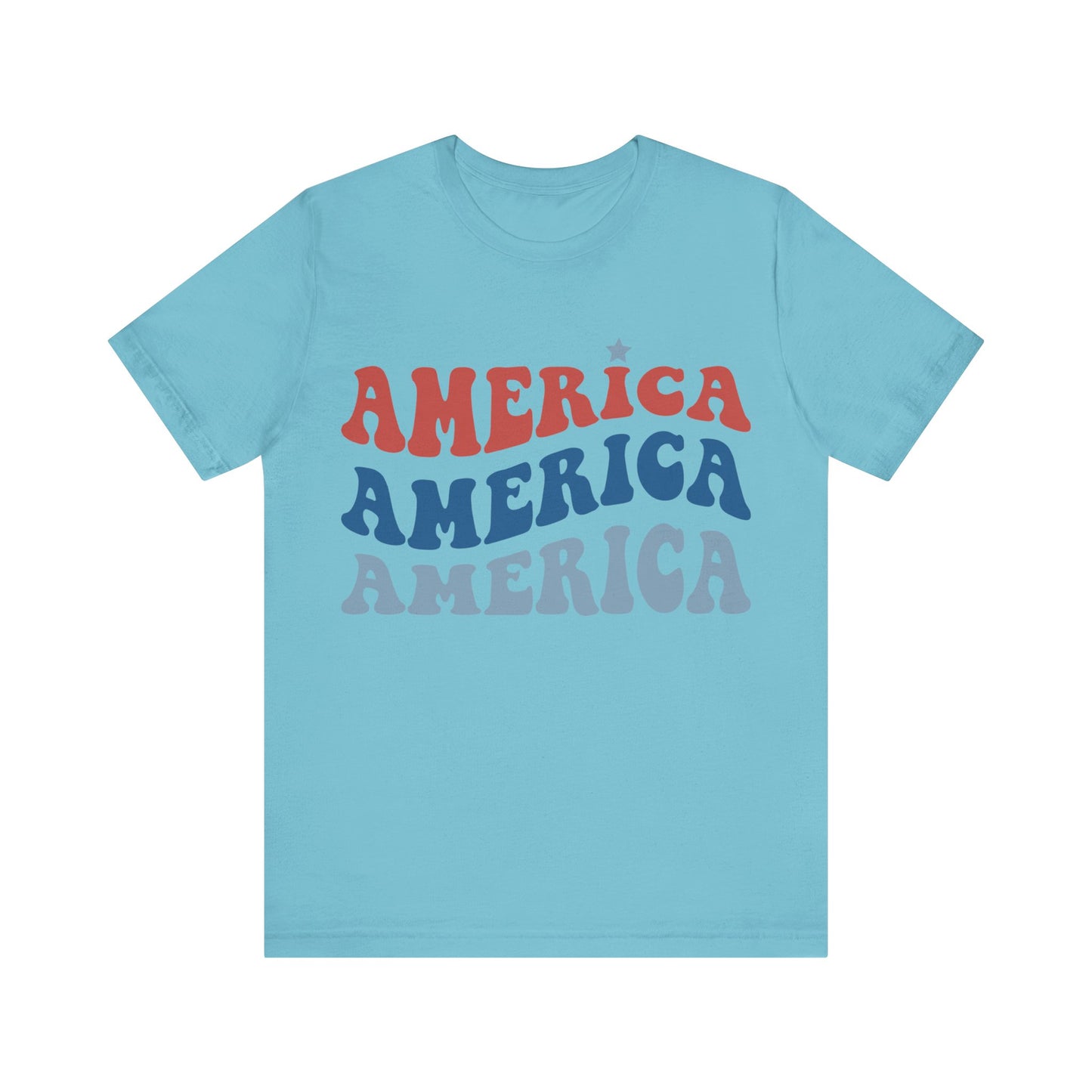 AMERICA Jersey Short Sleeve Tee