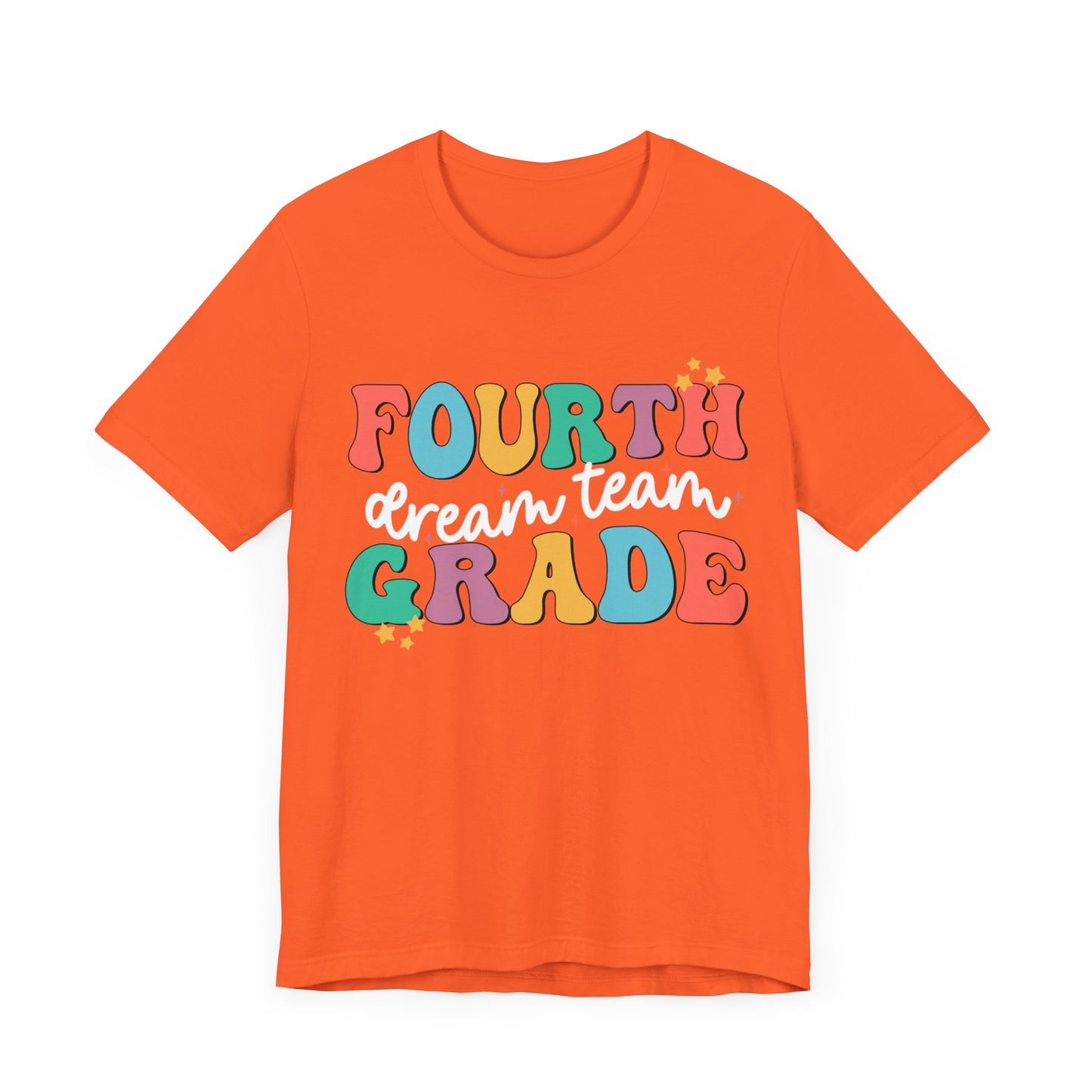 Fourth Grade Dream Team Jersey Short Sleeve Tee