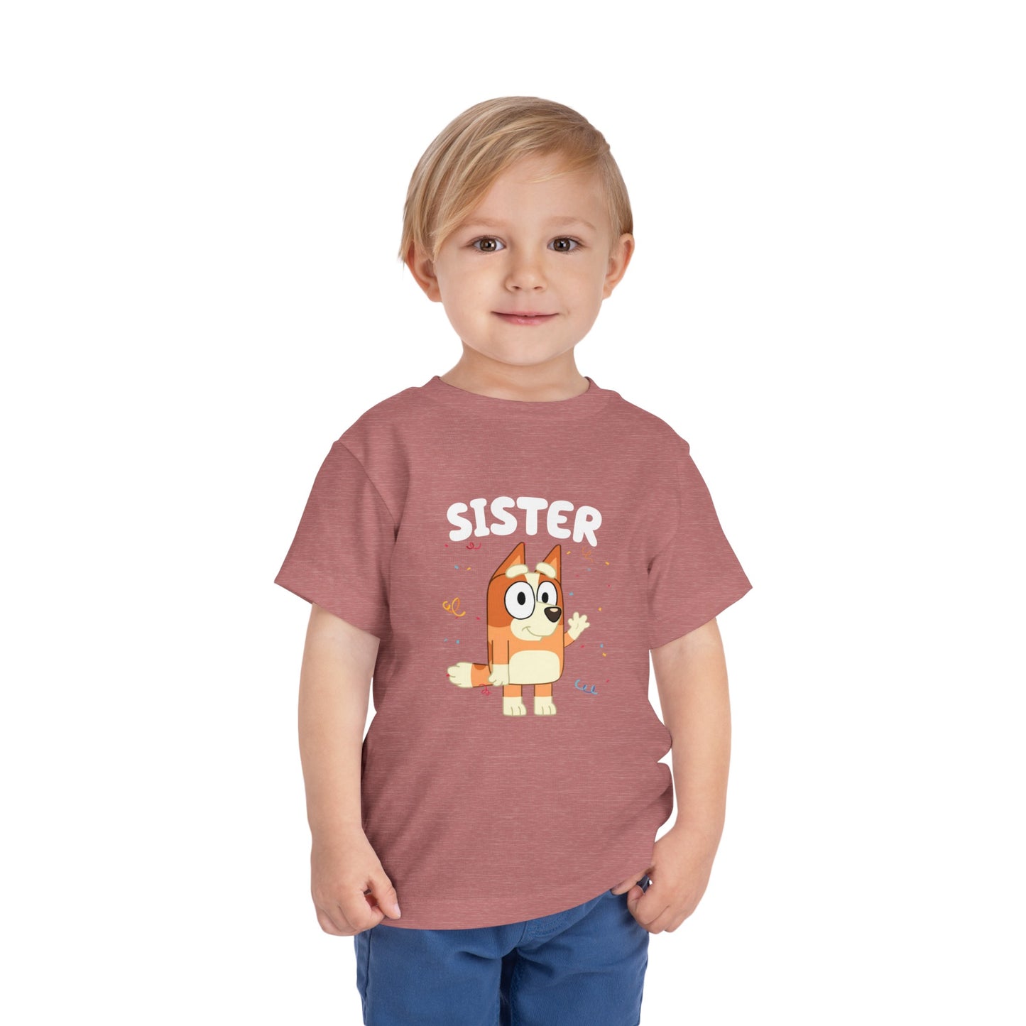 Sister Birthday Toddler Short Sleeve Tee