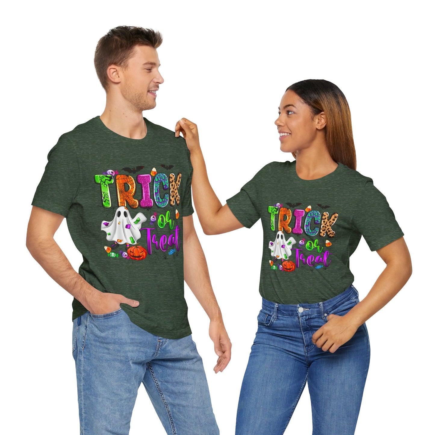 Trick or treat Jersey Short Sleeve Tee