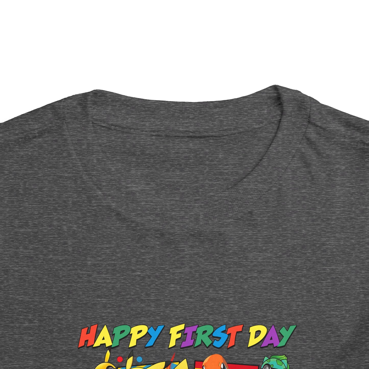 Happy First Day of School Toddler Short Sleeve Tee