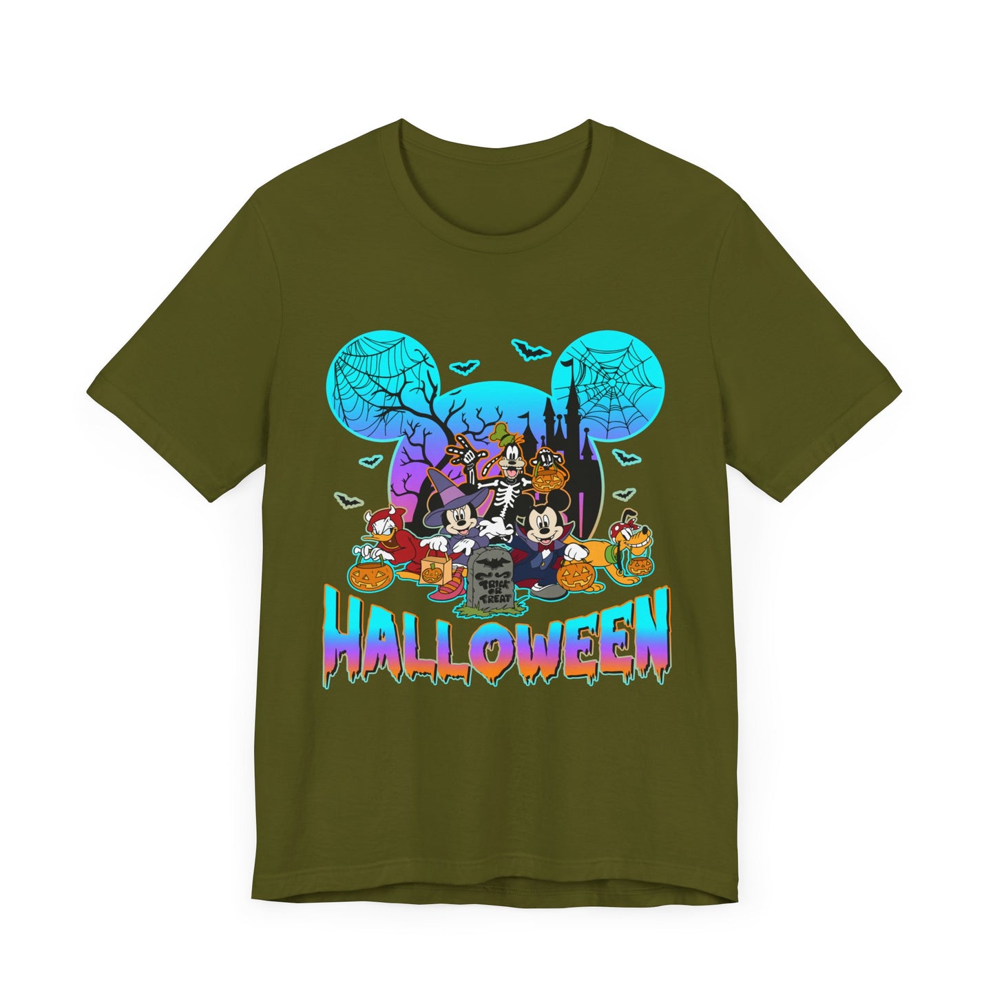 Halloween Mickey and Friends Jersey Short Sleeve Tee