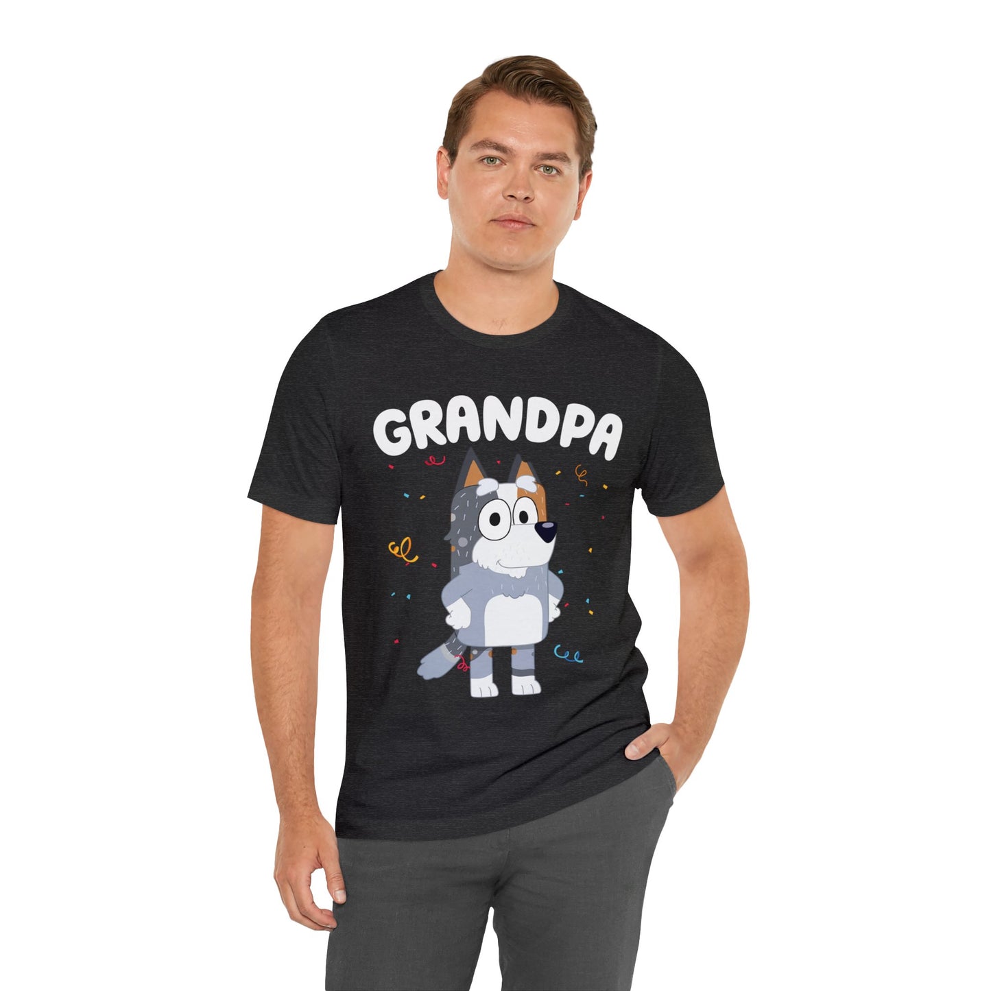 Grandpa Bluey Birthday Short sleeve Tshirt