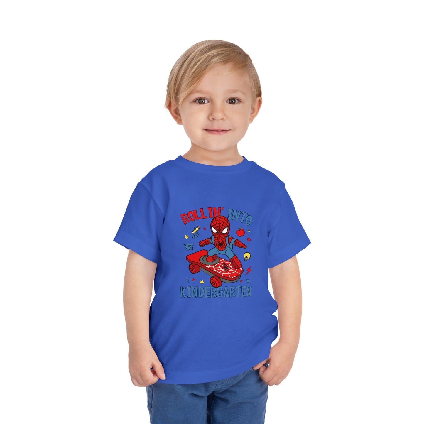 Rollin' Into Kindergarten Toddler Short Sleeve Tee