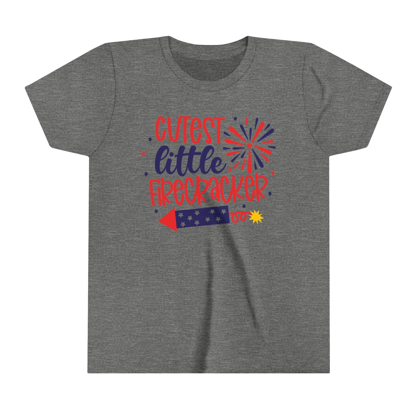 Cutest Little Firecracker Youth Short Sleeve Tee