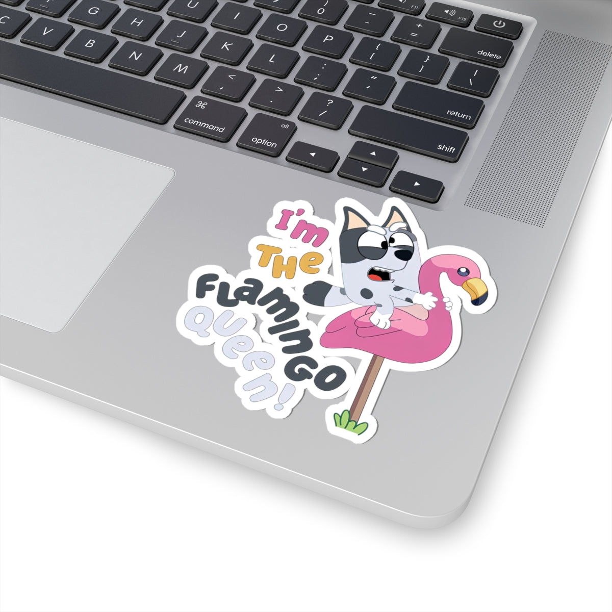 I'm the Flamingo Queen Kiss-Cut Stickers