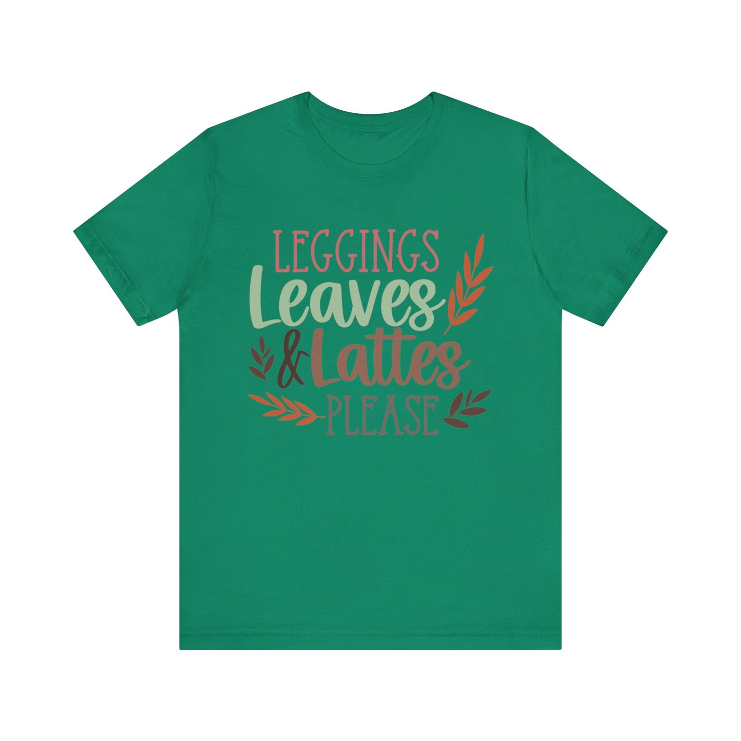 Leggings, Leaves & Lattes Please Jersey Short Sleeve Tee