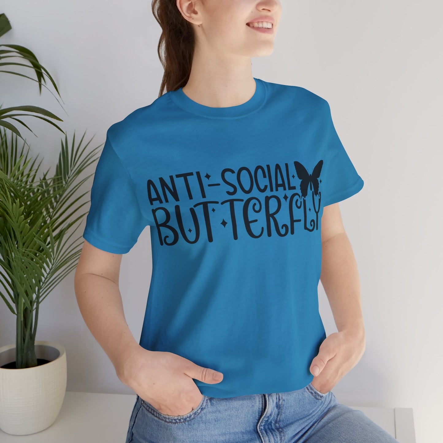 Anti-Social Butterfly Short Sleeve Tee