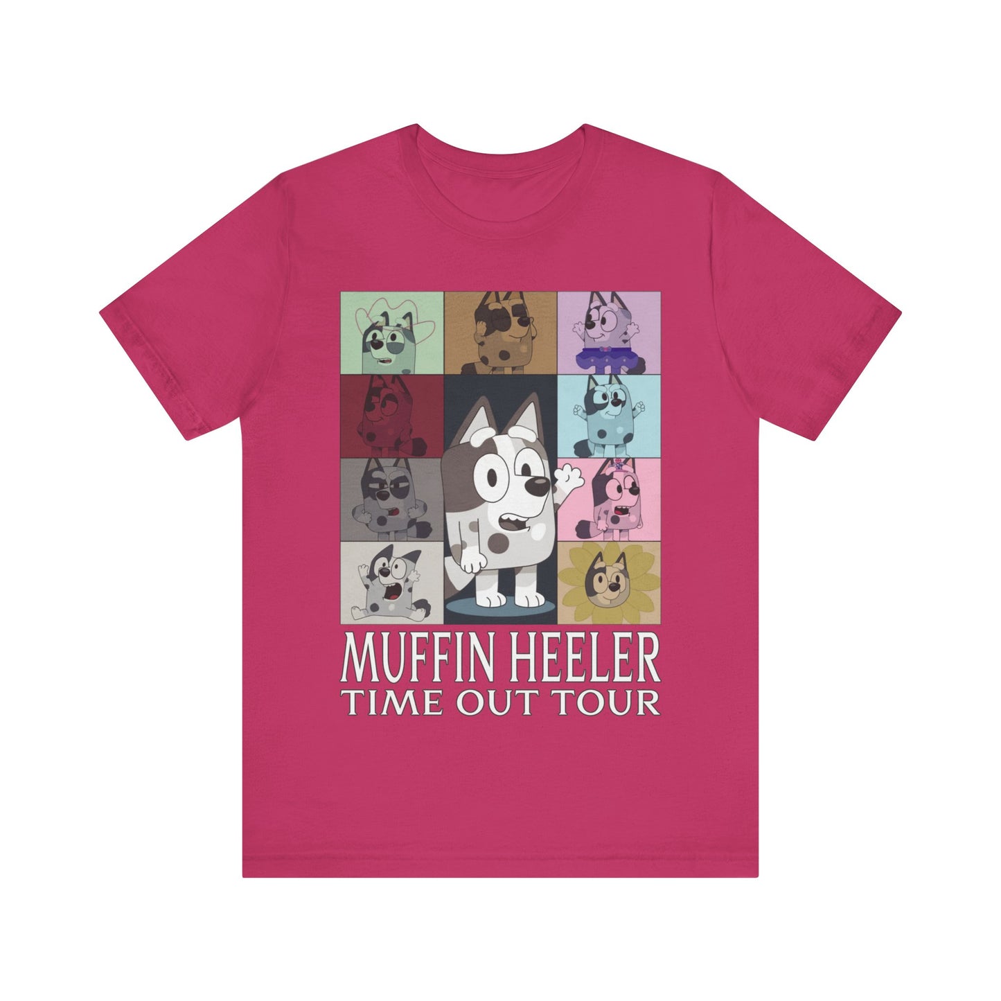 Muffin Heeler Time Out Tour Jersey Short Sleeve Tee