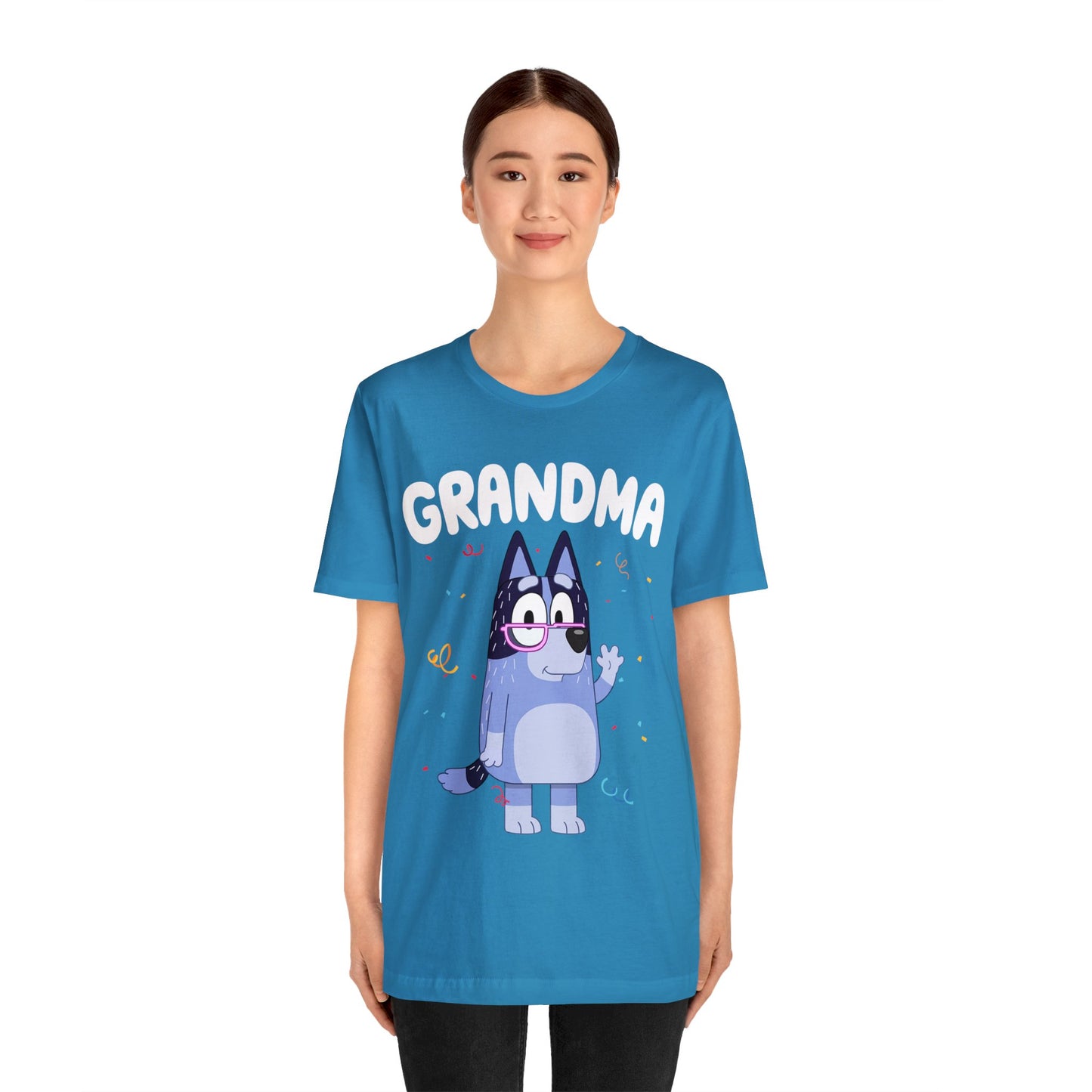 Grandma Bluey Birthday short sleeve Tshirt