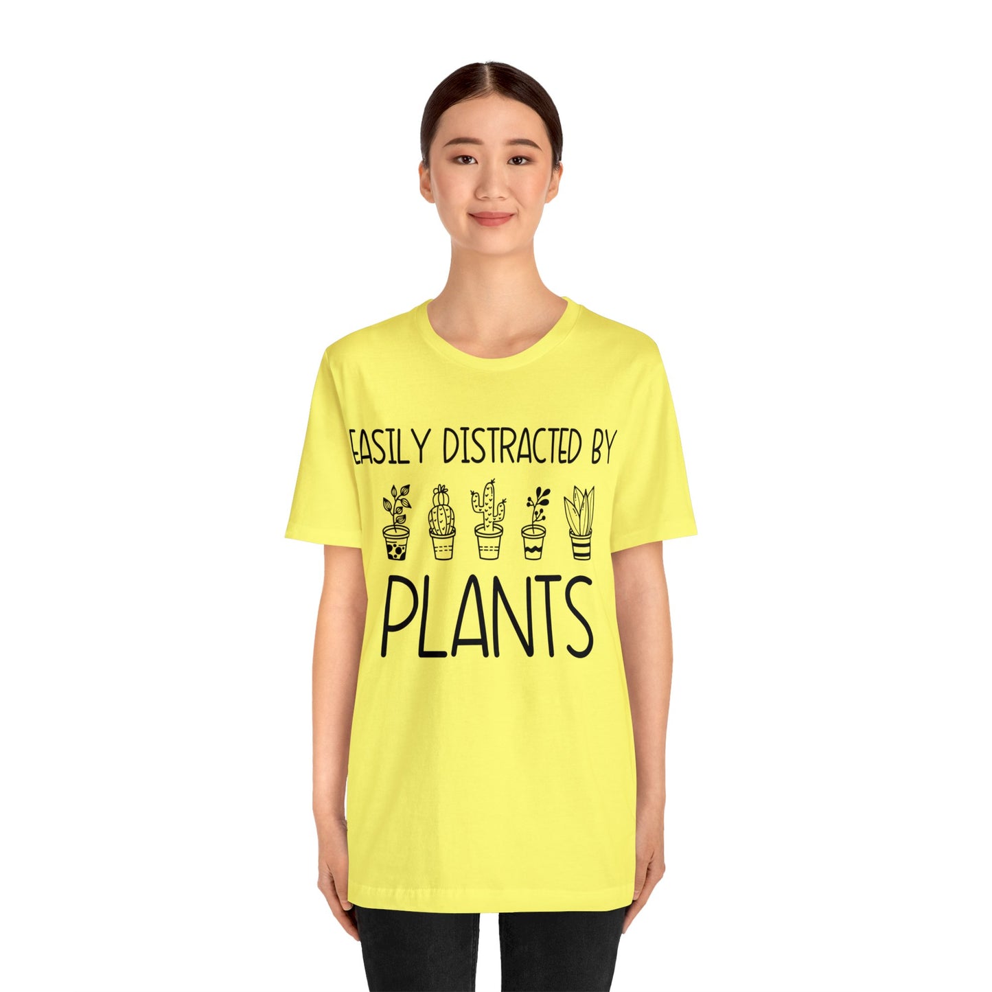 Easily Distracted by Plants Short Sleeve Tee