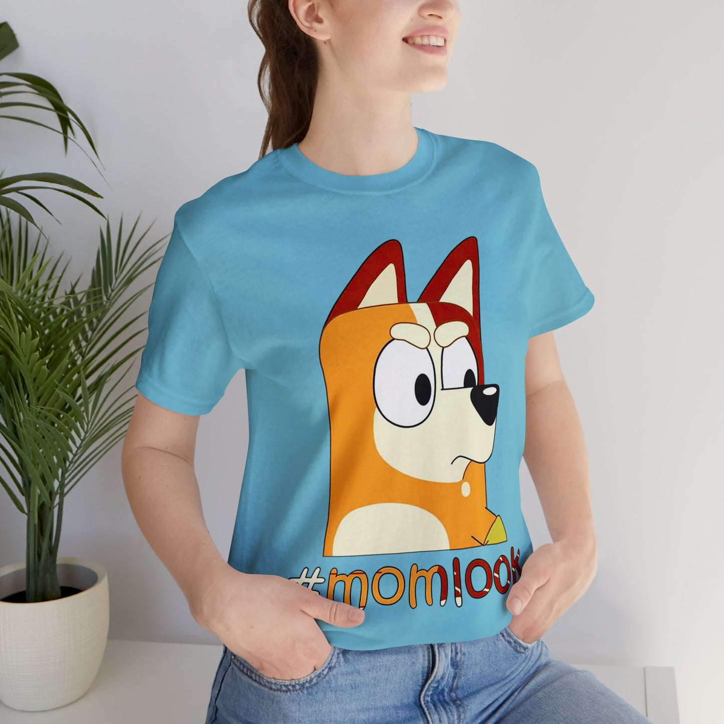 Chilli Heeler #momlook Short Sleeve Tshirt