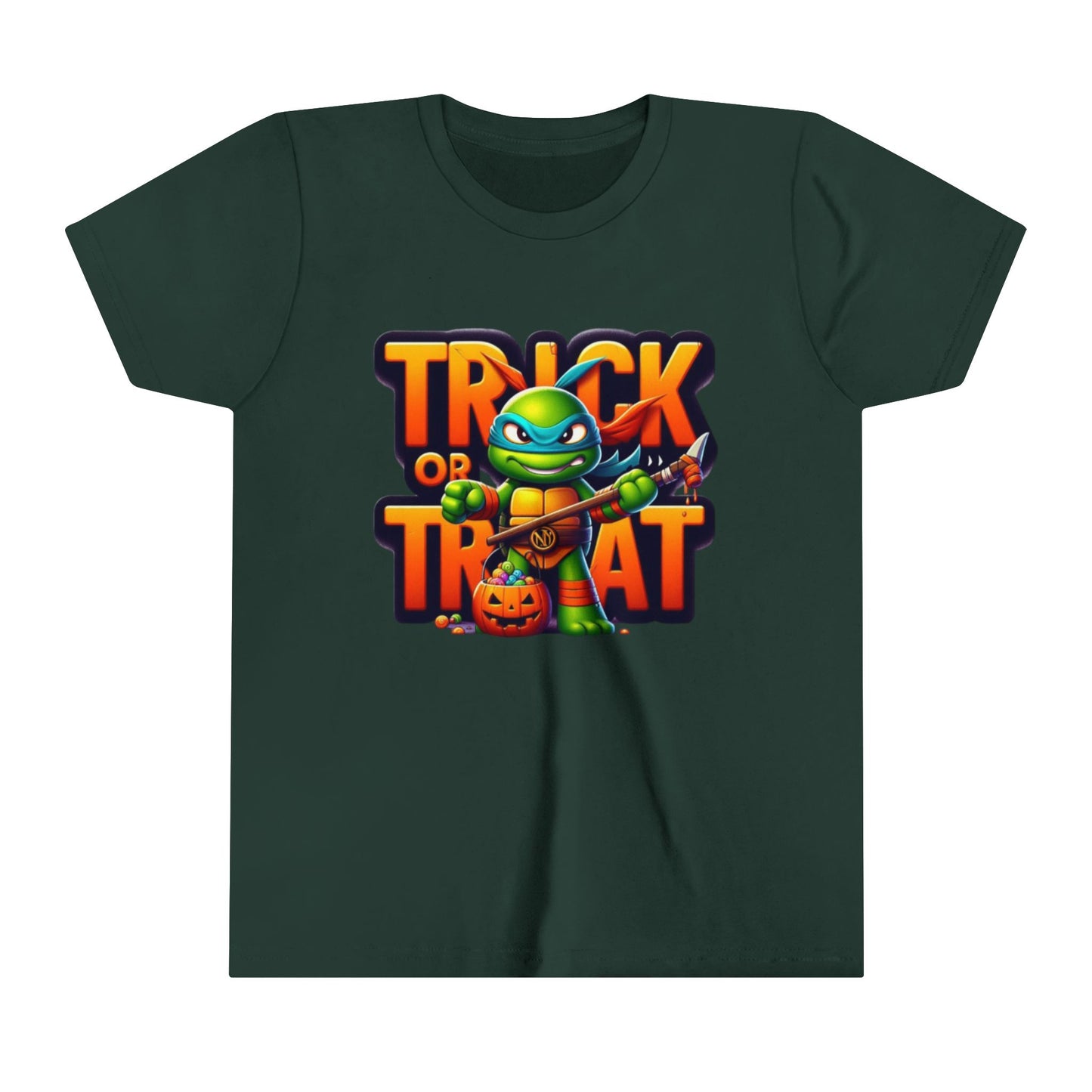 Trick or Treat Ninja Turtle Youth Short Sleeve Tee