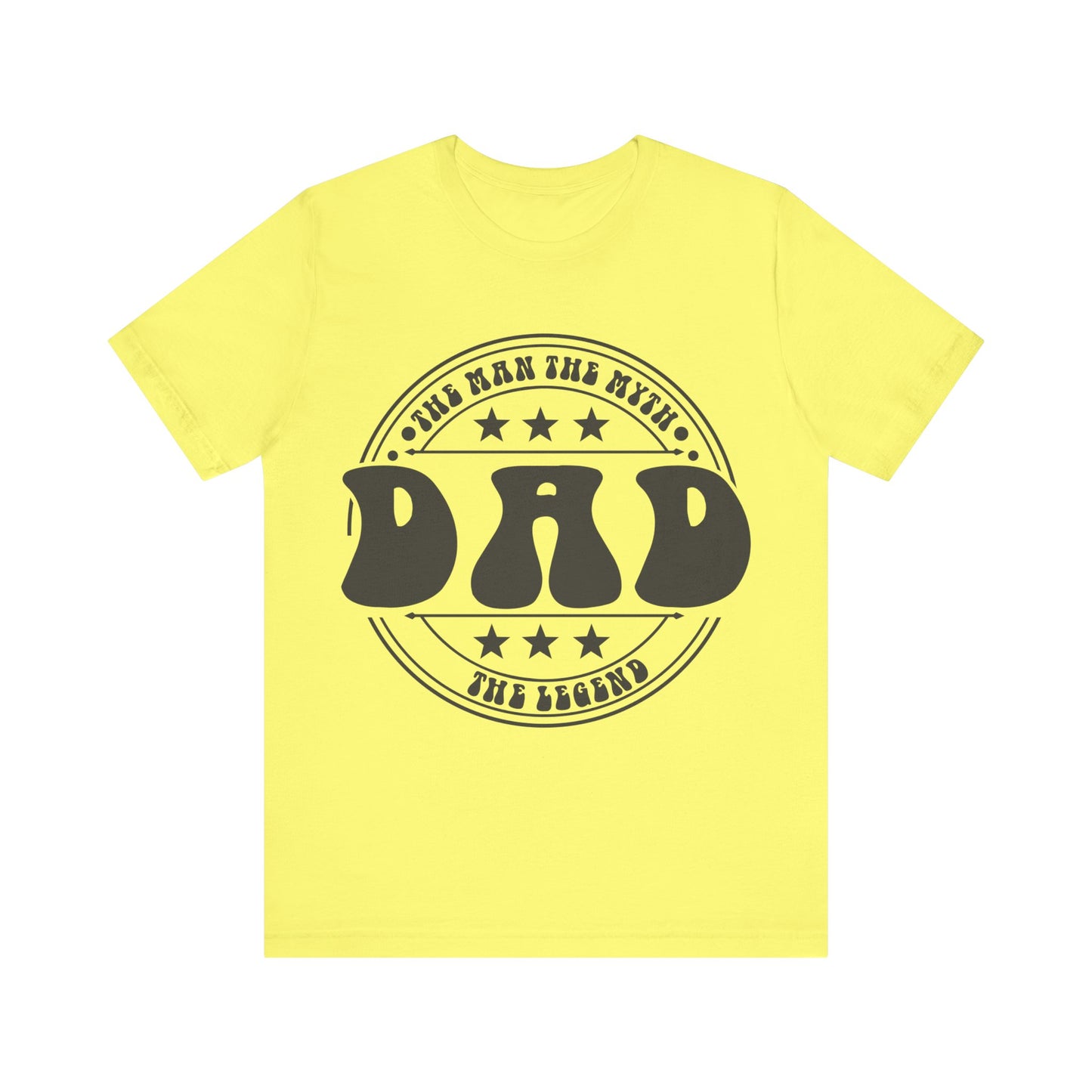 DAD  The Man. The Myth. The Legend Jersey Short Sleeve Tee