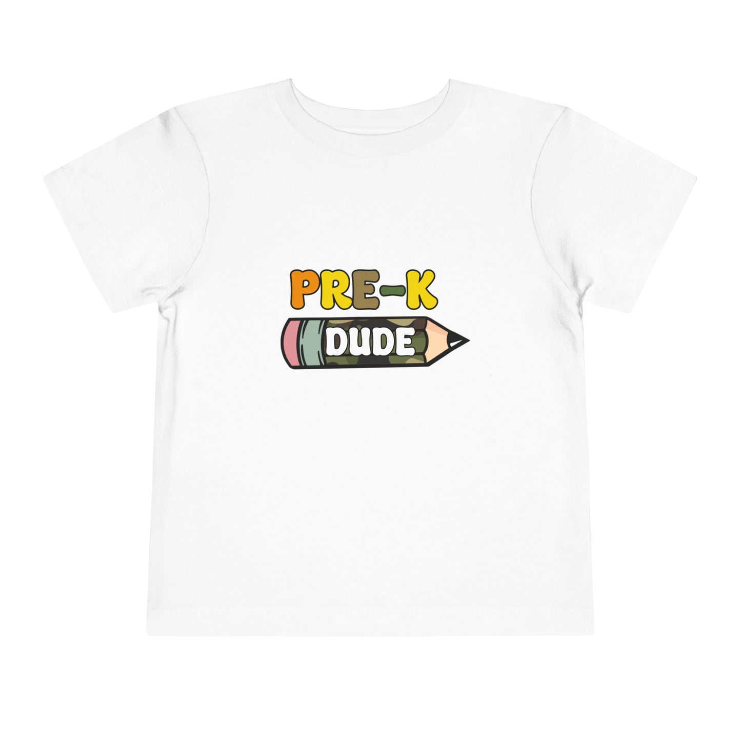 Pre-K Dude Toddler Short Sleeve Tee