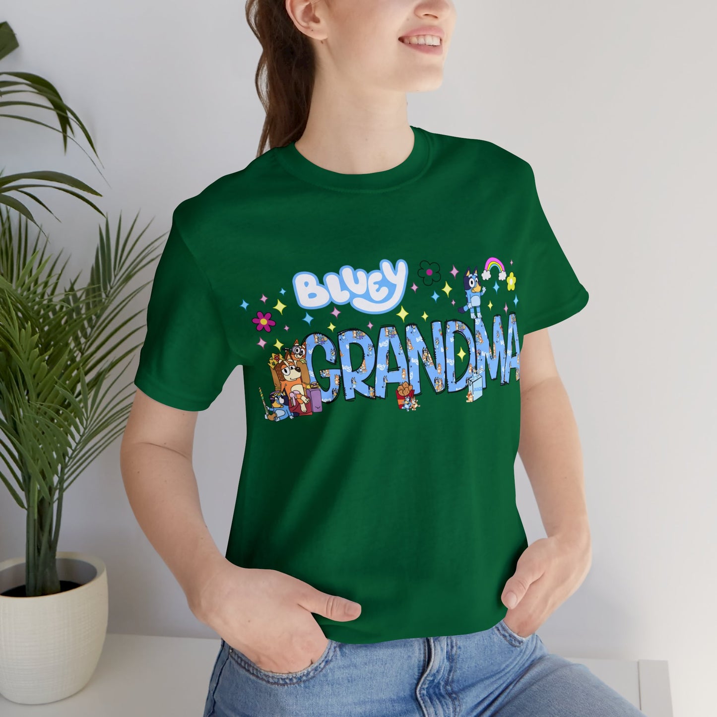 Bluey - Grandma Daily Affirmations Short Sleeve Tshirt