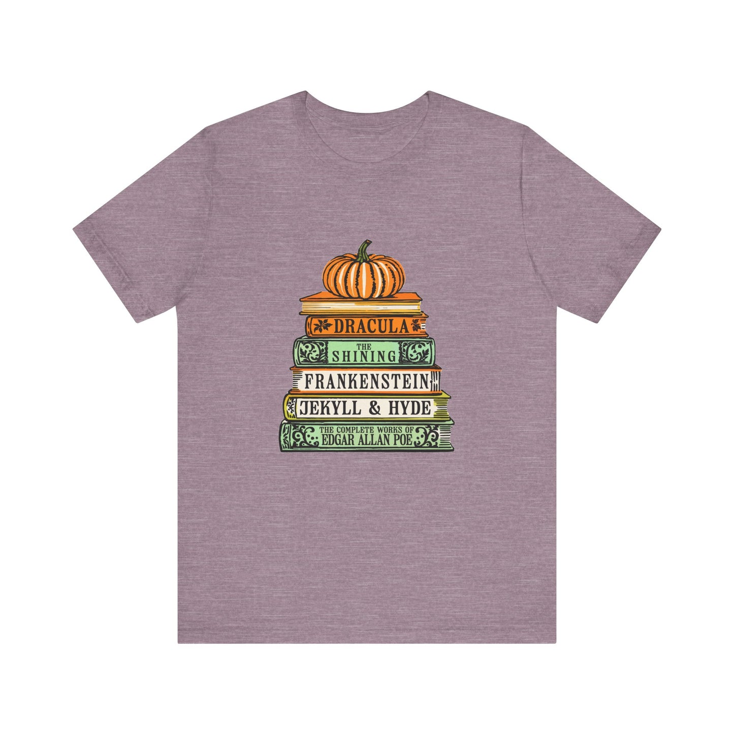 Horror Books Jersey Short Sleeve Tee
