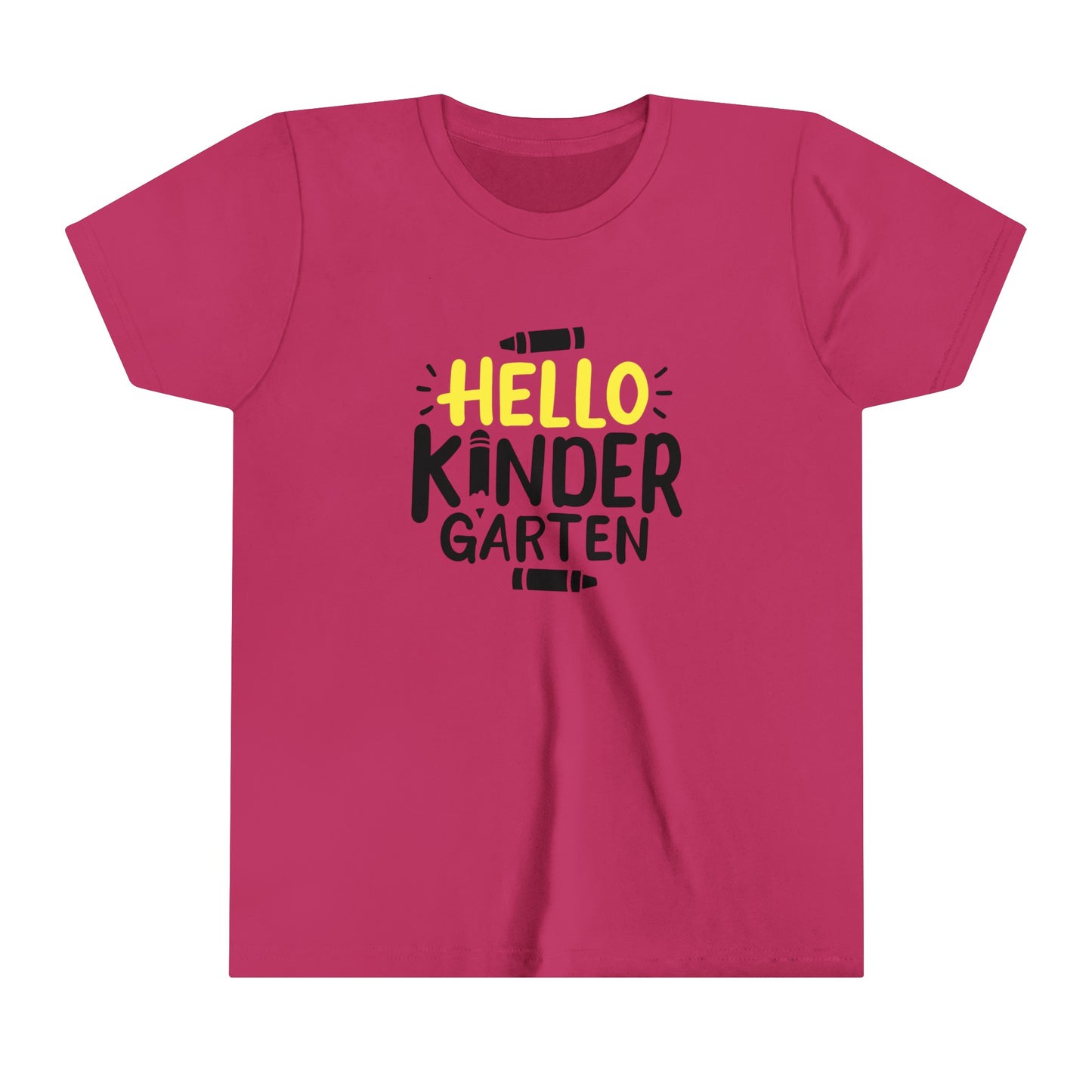 Hello Kindergarten Youth Short Sleeve Tee