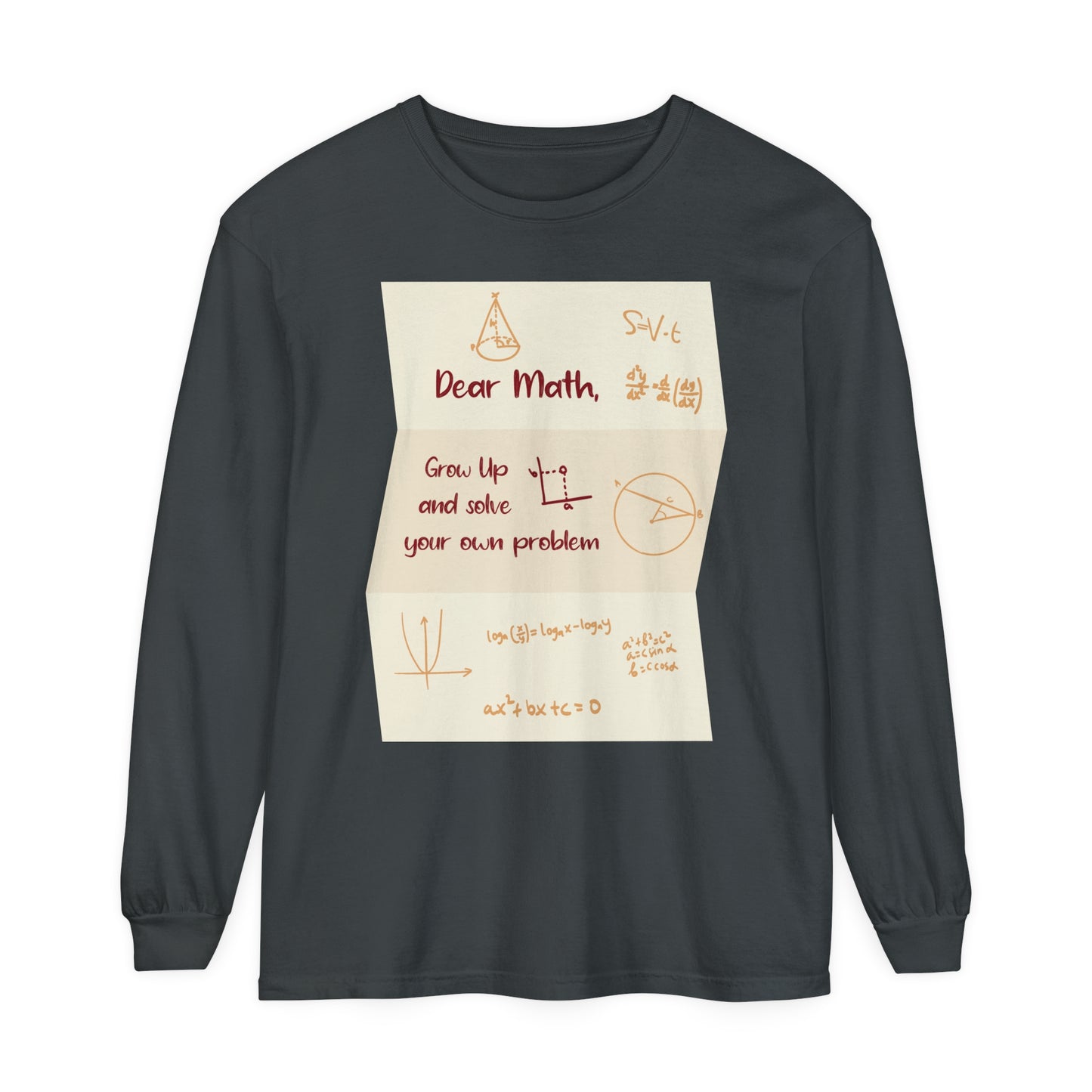 Dear Math Long Sleeve T-Shirt
