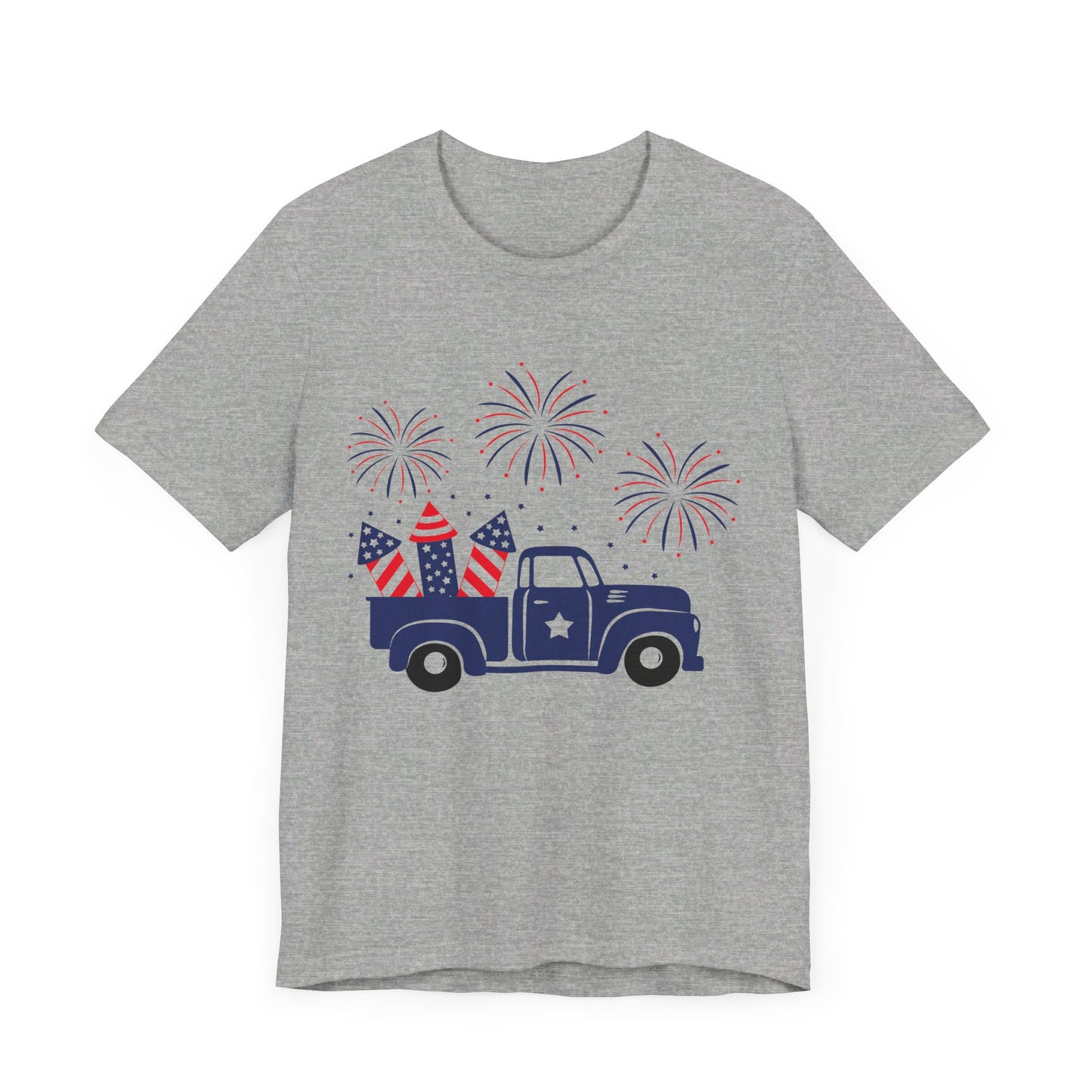 Truck & Fireworks Jersey Short Sleeve Tee