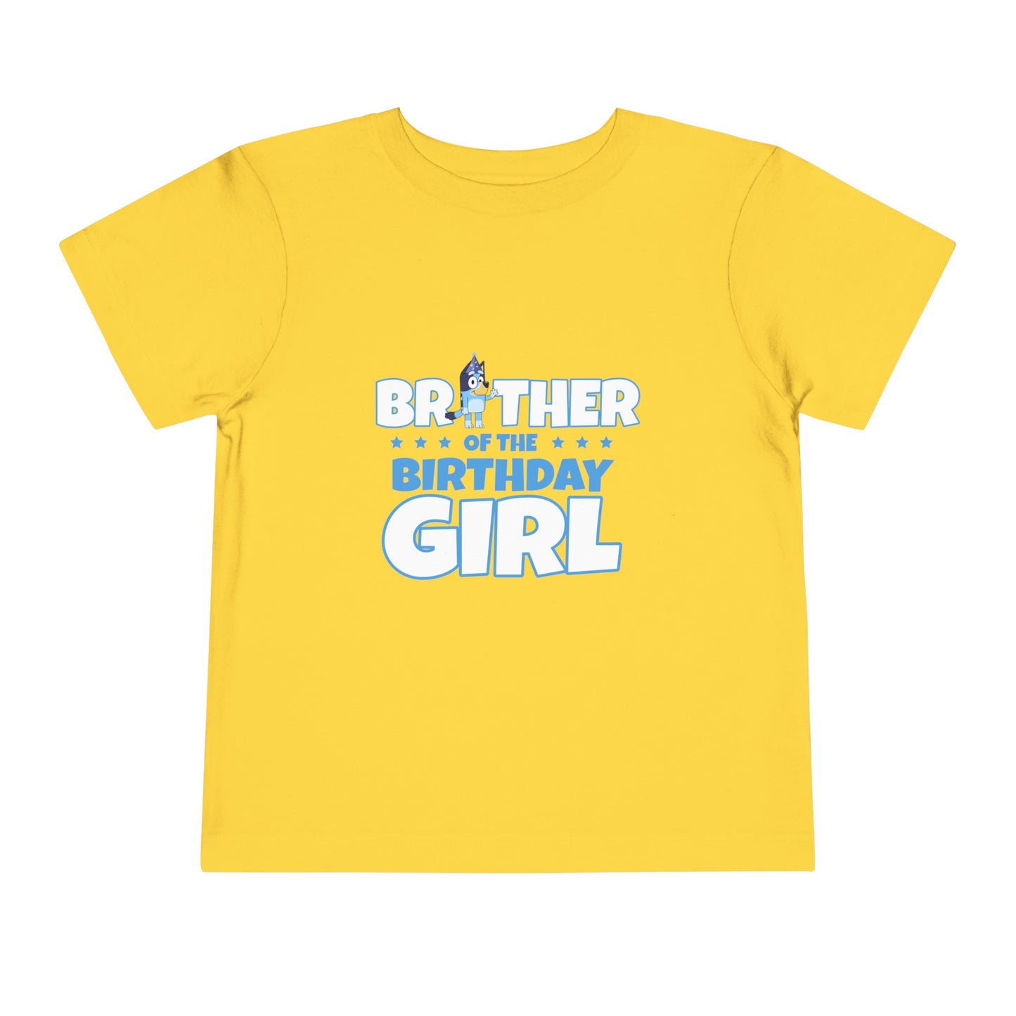 Brother of the Birthday Girl Toddler Short Sleeve Tee